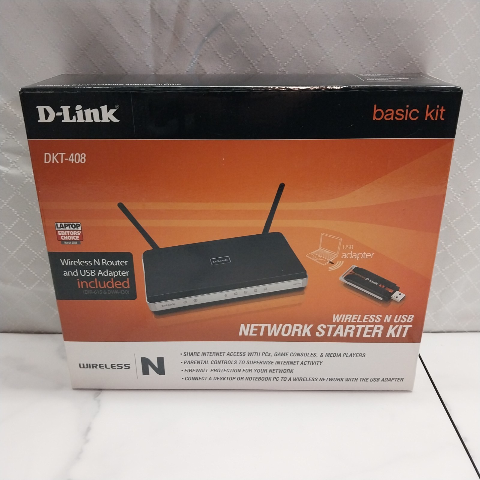 D-Link Wireless N USB Network Starter Kit CIB DKT-408