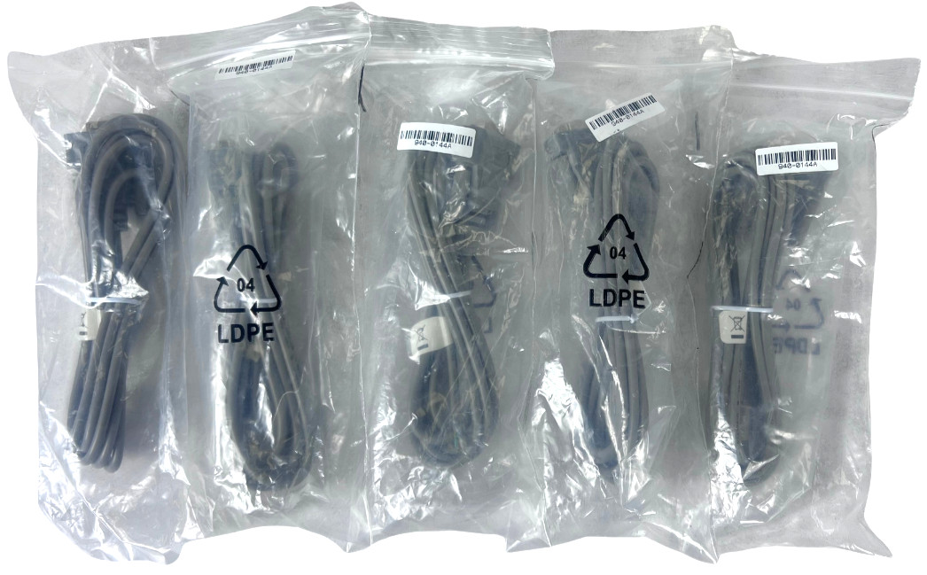 (QTY 5) NEW APC 940-0144A Serial Console Cable DB9 to RJ12