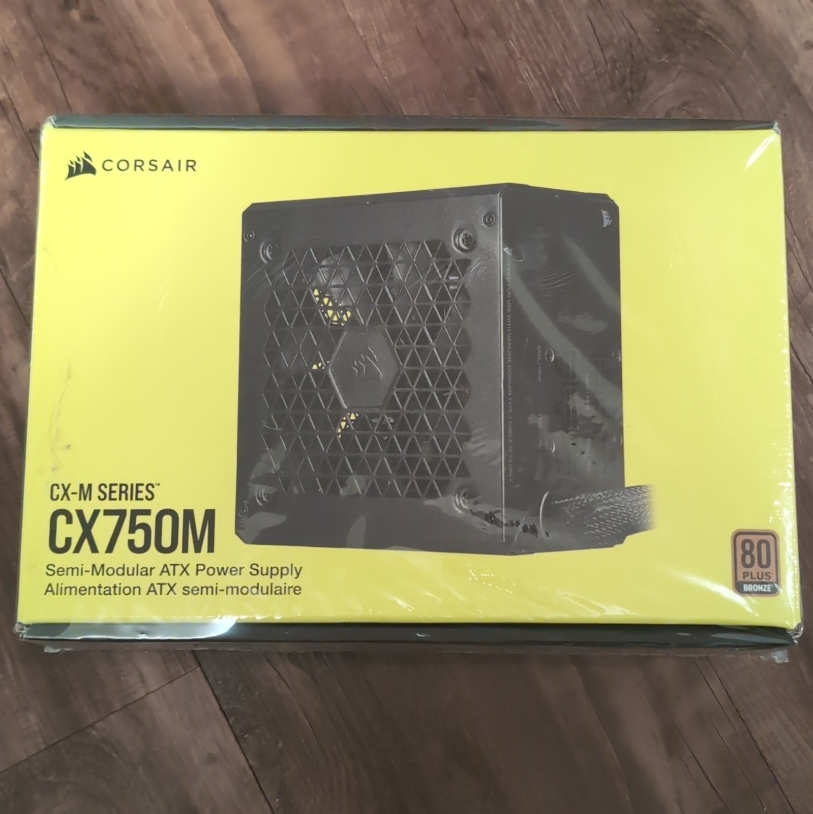 CORSAIR CX750M 750W Semi-Modular ATX Power Supply, 80 Plus Bronze NEW