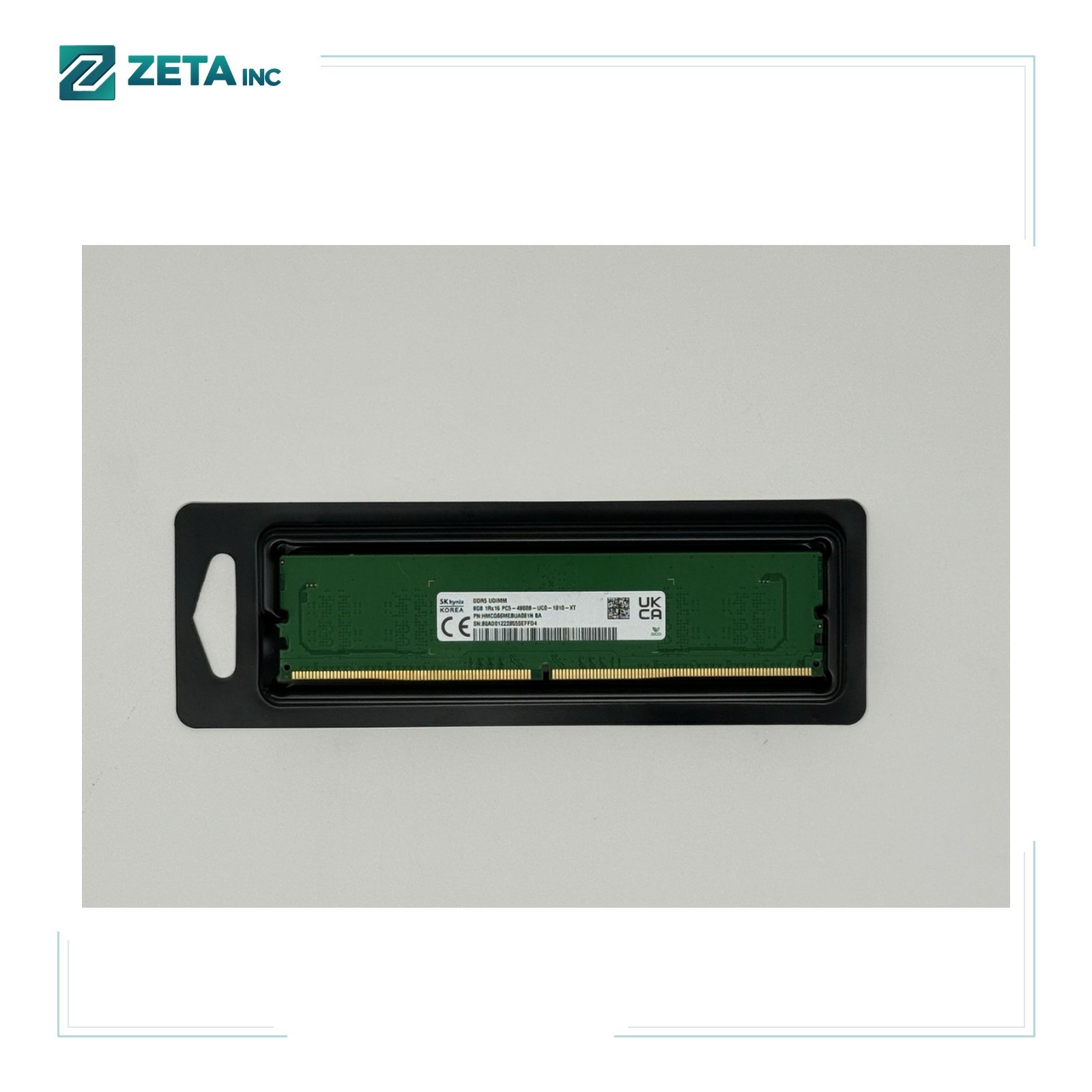 Hynix 8GB (1X8GB) 1RX16 PC5-4800B Desktop MEMORY HMCG66MEBUA081N