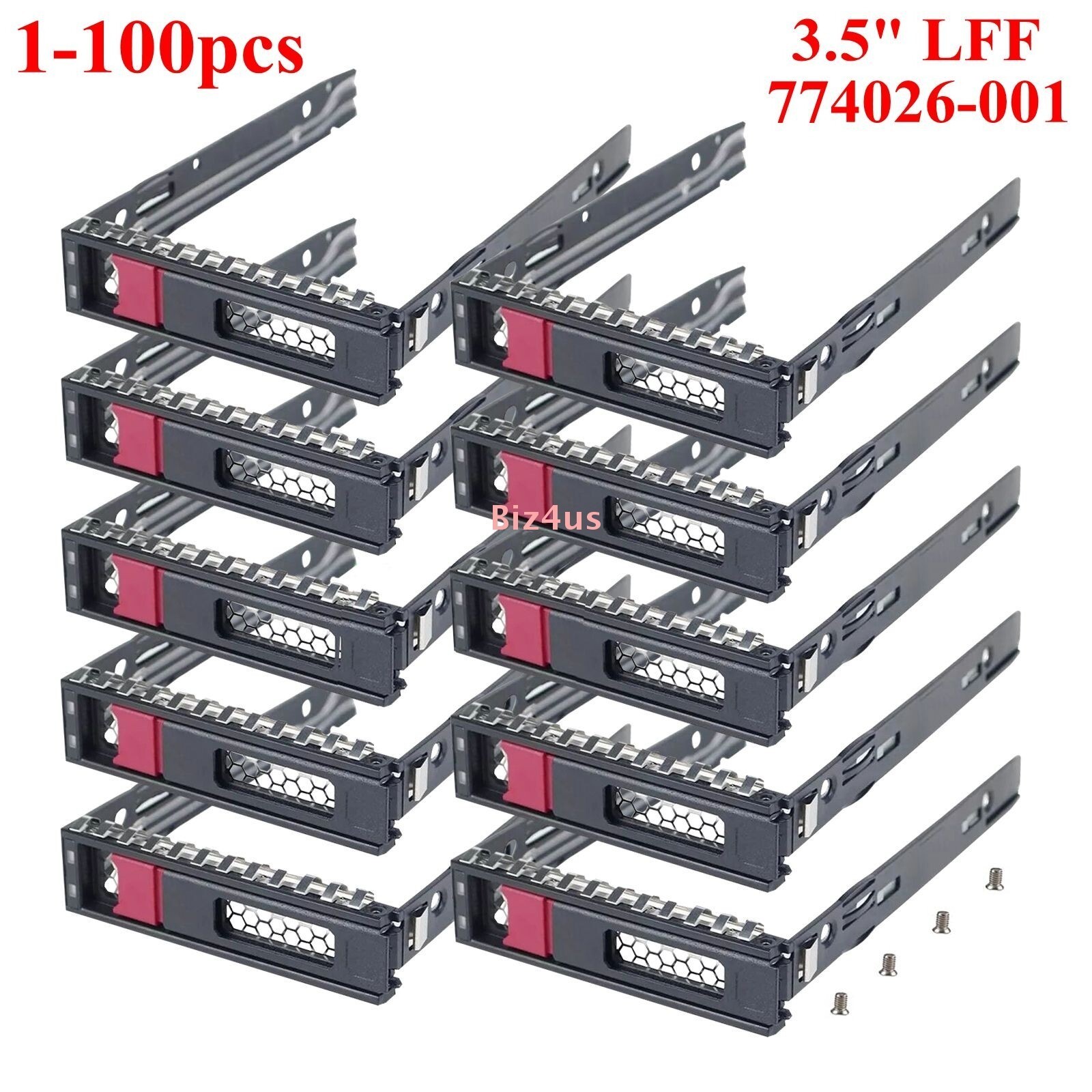 Lot 774026-001 3.5"LFF HDD Caddy Tray For HP ProLiant DL20 ML110 ML350 G10 Gen10