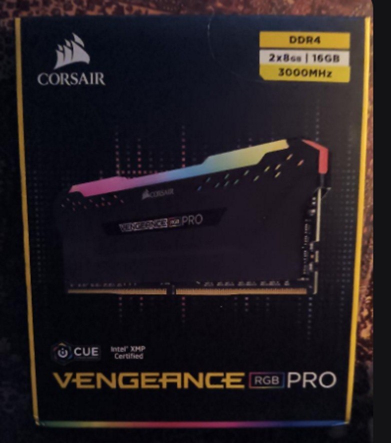CORSAIR VENGEANCE RGB PRO 16GB (2x8GB) 3000MHz DDR4 Dual-Channel RAM Kit