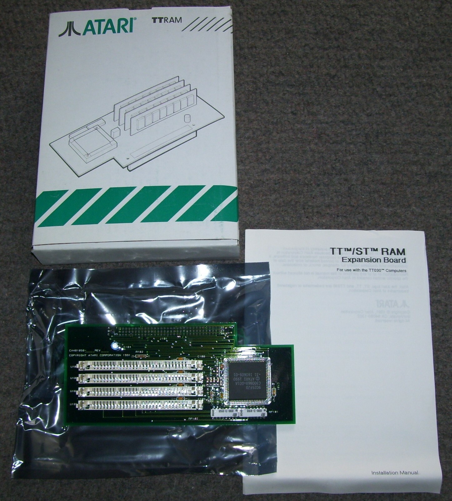 Atari TT 030 Computer TT Ram Expansion PCB 4 / 16MB Memory Unpopulated NEW BOXED