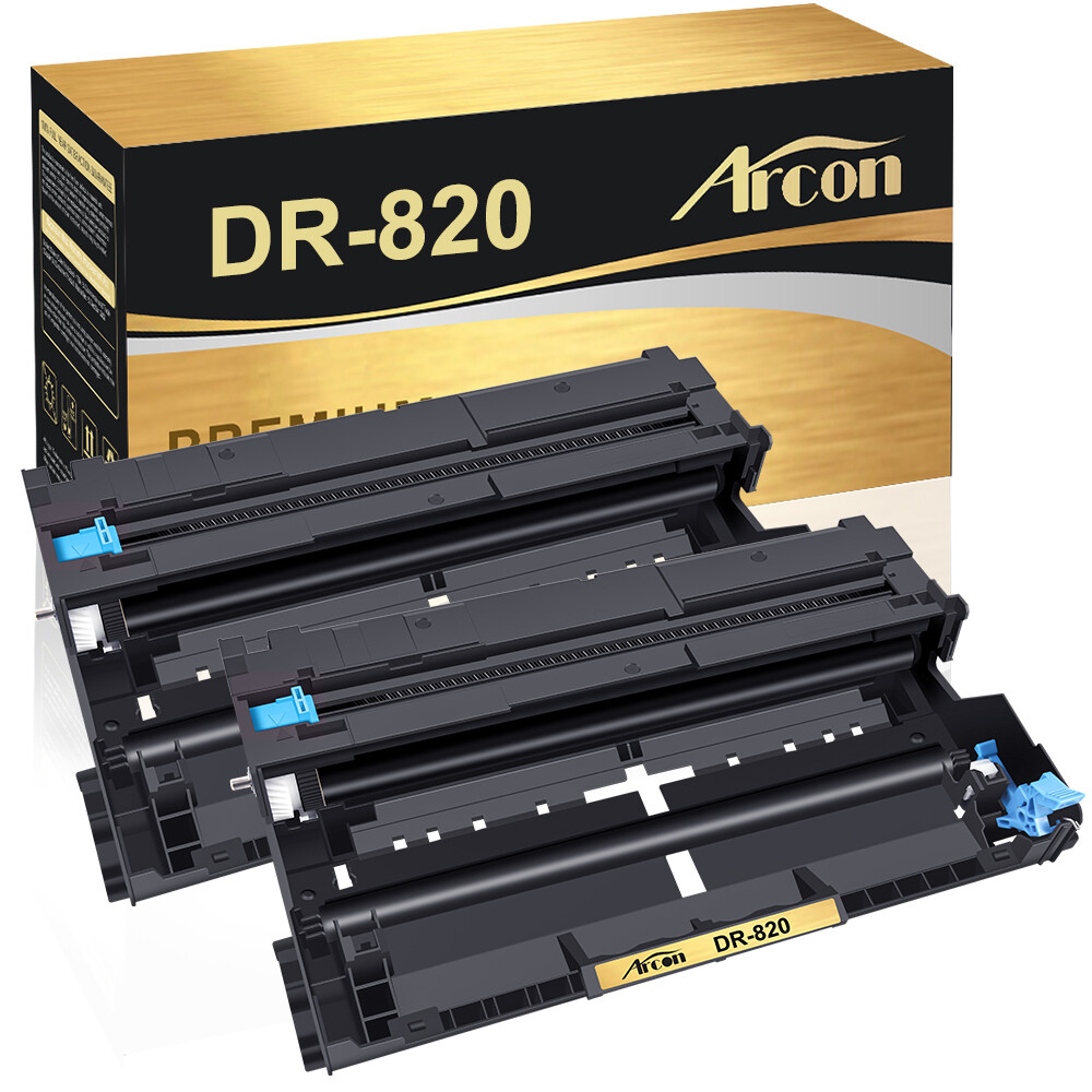 2PK DR820 DR-820 Drum Compatible with TN850 TN880 Toner HL-L5000D MFC-L5700DW