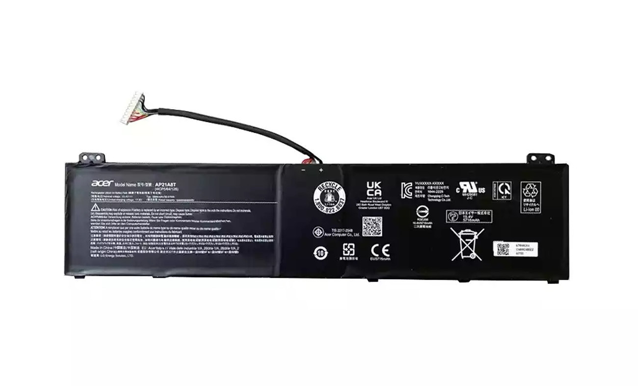 Genuine Battery AP21A7T AP21A8T For Acer Nitro 5 AN517-55 Predator 300 PH315-55