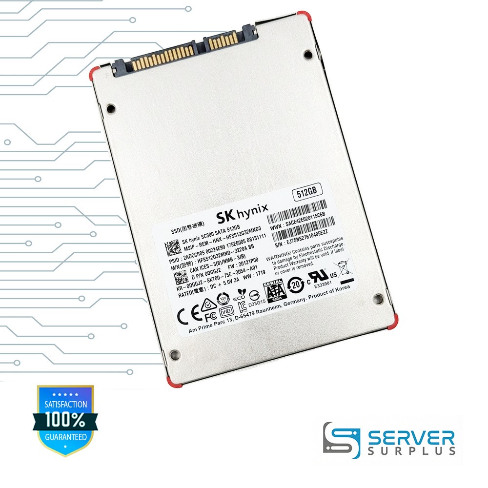 Dell SC300 512GB SATA 6Gb/s 2.5 in Enterprise SSD | 0DGGJ2
