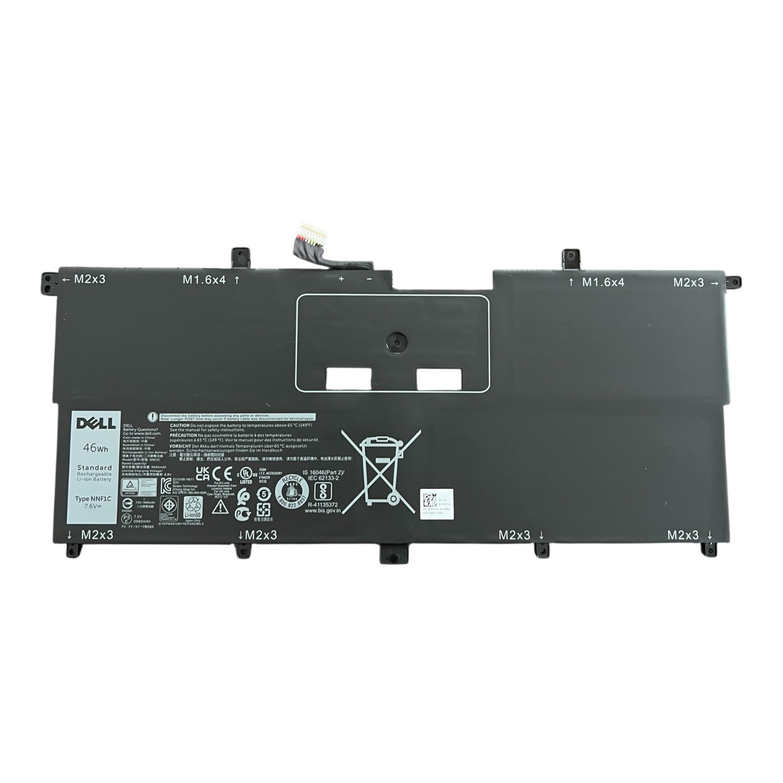 New Genuine Dell Laptop Battery NNF1C HMPFH for Dell XPS 13 9365