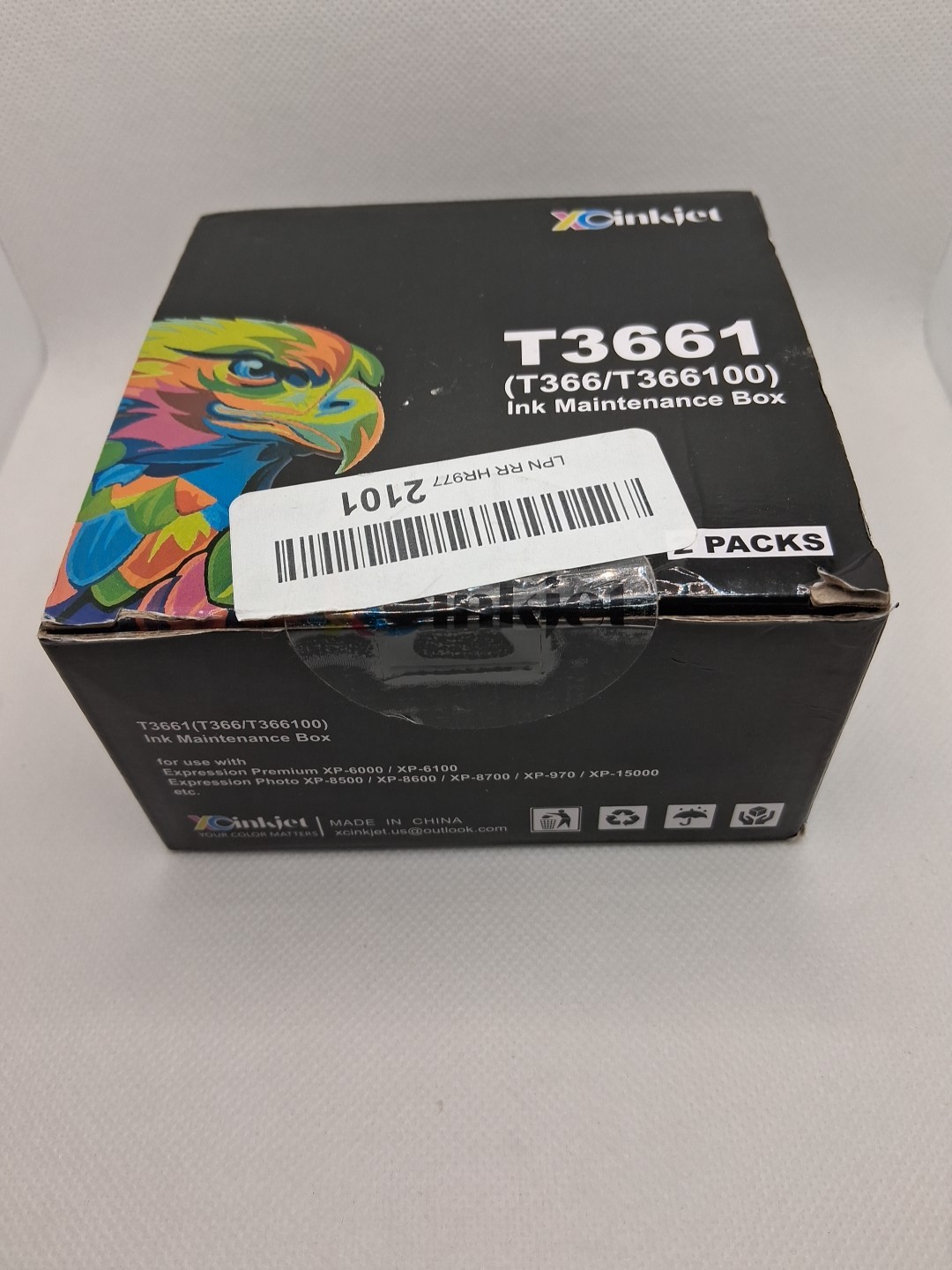 Xcinkjet T3661 Ink Maintenance Box P-8500 Printer 2 Pack.