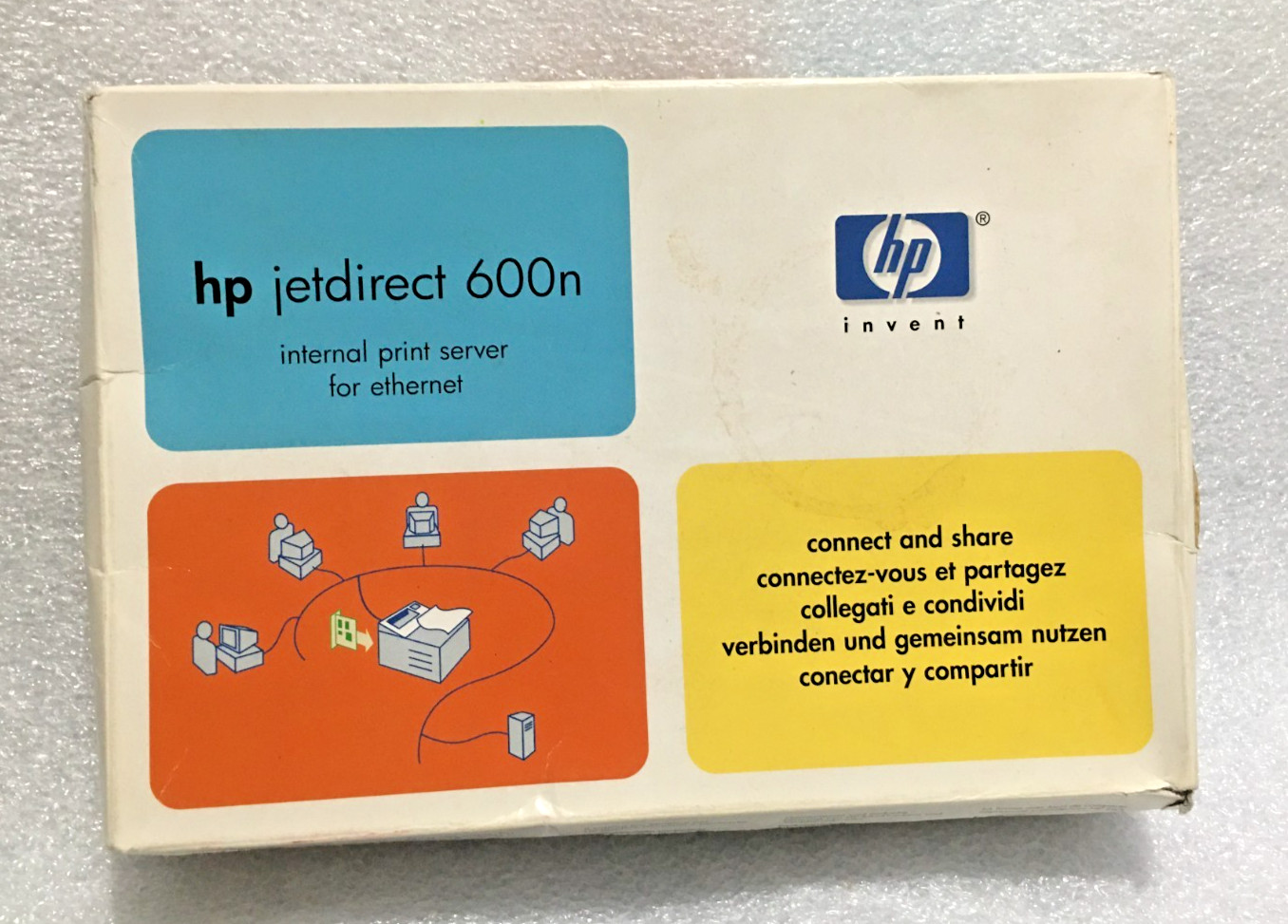Hewlett Packard JetDirect 600N 10/100TX J3110A Print Server Network
