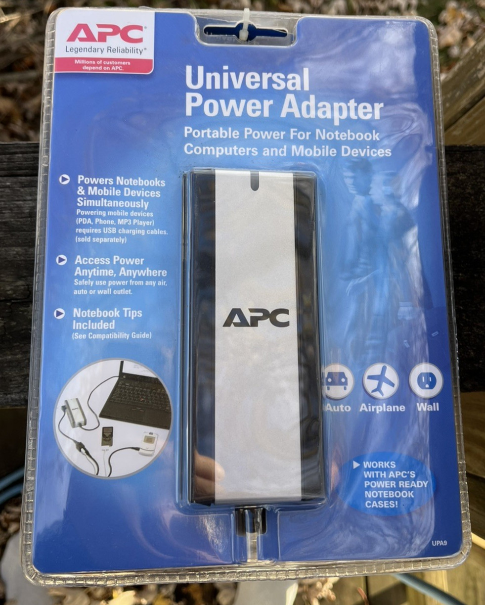 APC UPA9 Universal Power Adapter "New Factory Sealed"