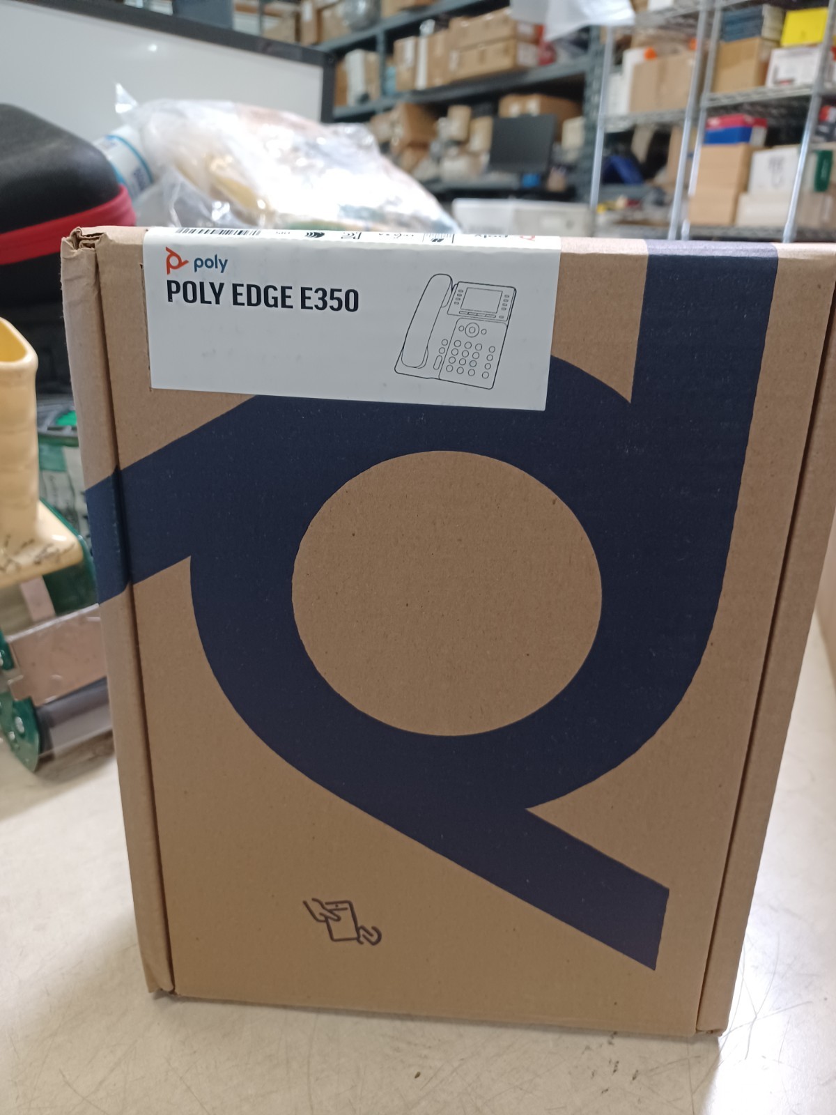 Poly Edge E350 IP Phone (2200-87010-025, 82M89AA)