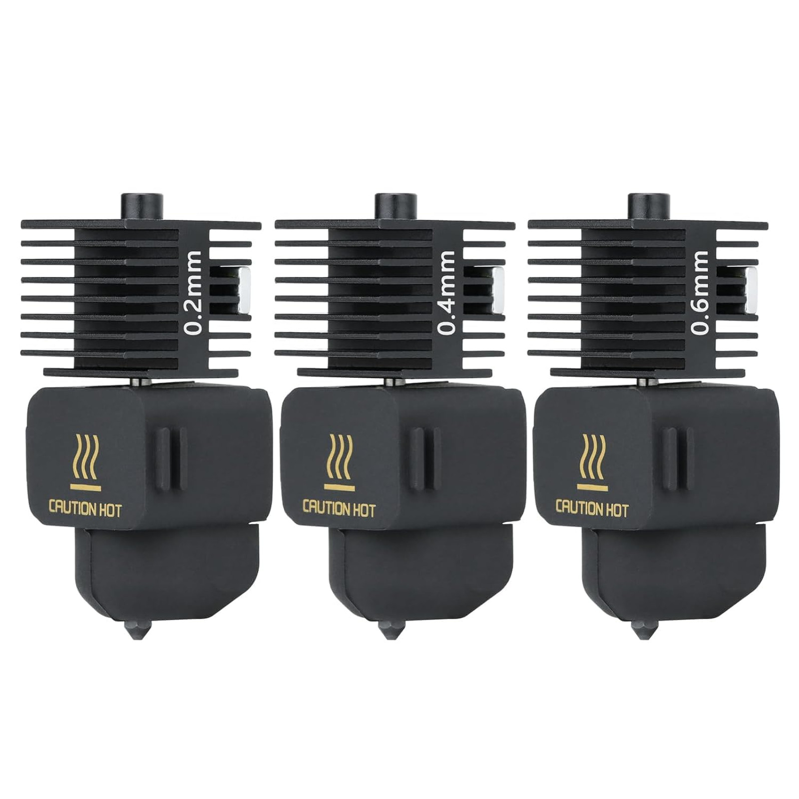3pac A1 Mini/A1/A2L Hotend Print Head Hot End Kit 0.2mm+0.4mm+0.6mm Extruder