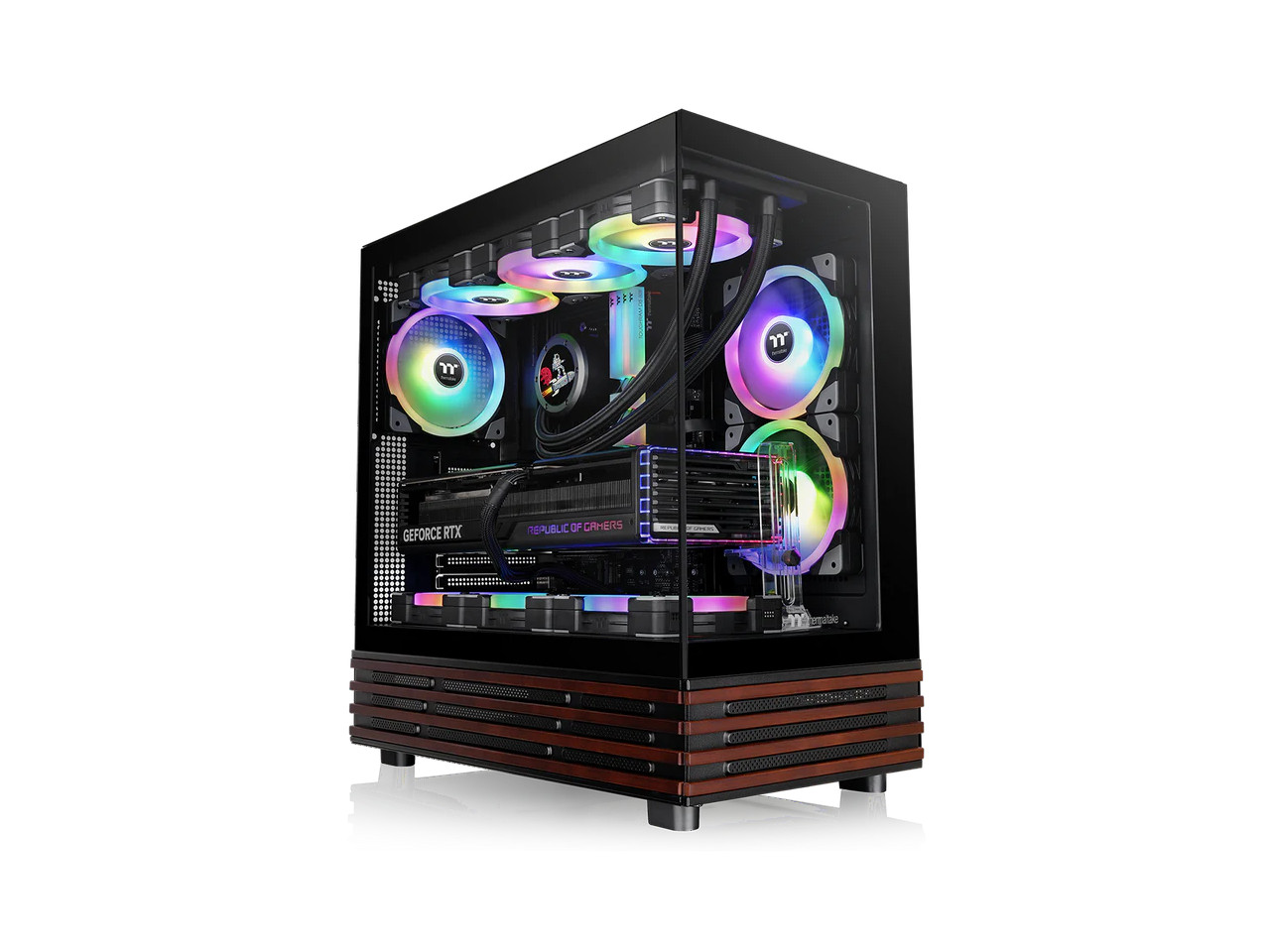 Thermaltake View 270 Plus WS ARGB; Mid Tower; 3x120mm Lite Fans Included; 360mm