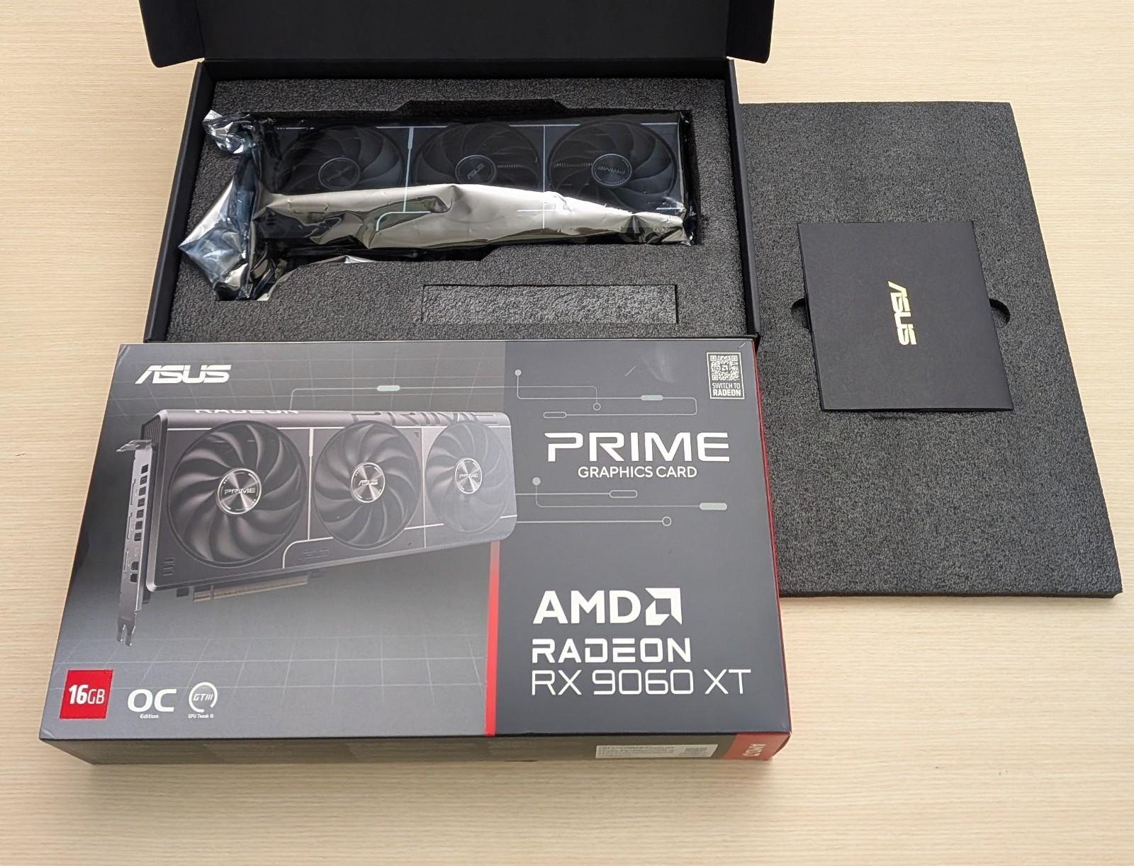 ASUS Prime Radeon RX 9060 XT 16GB GDDR6 OC Edition Gaming Graphics Card