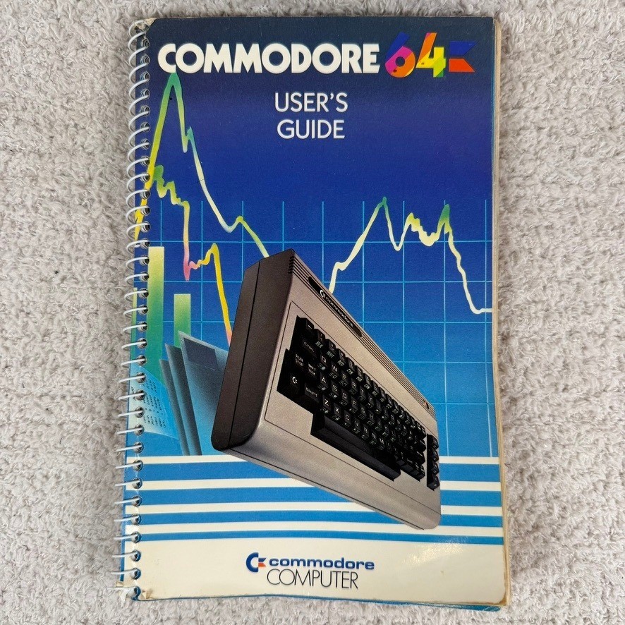 Vintage 1983 Commodore 64 User's Guide Spiral Manual 1st Edition 3rd Printing