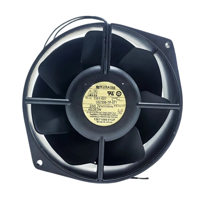 1PC New IKURA US7556-TP-0T1 OT1 200V 40/36W Leaf High Temperature Axial Fan