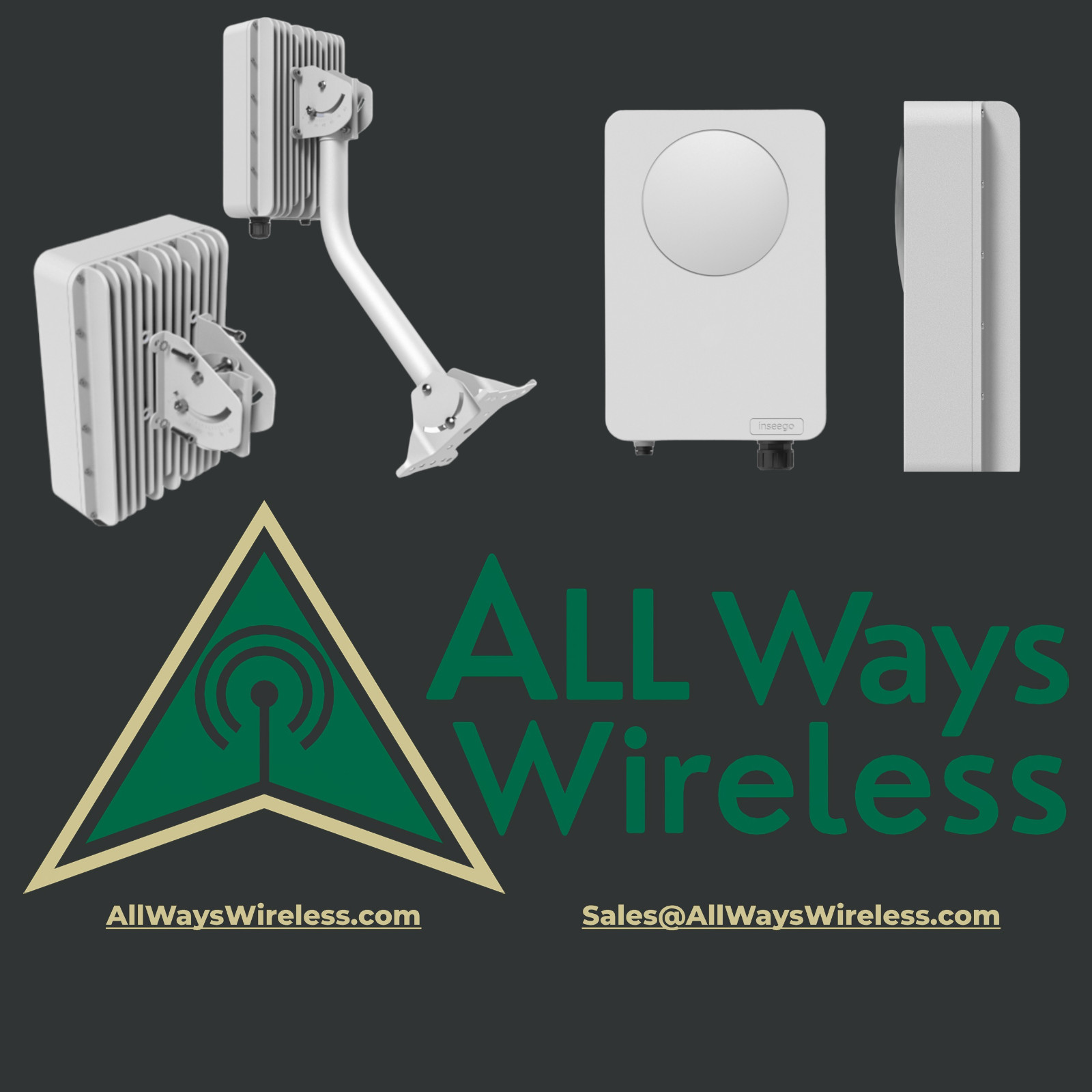 Inseego FW2010 5G Outdoor Cellular Router | UNLOCKED | J-Arm Mount Included