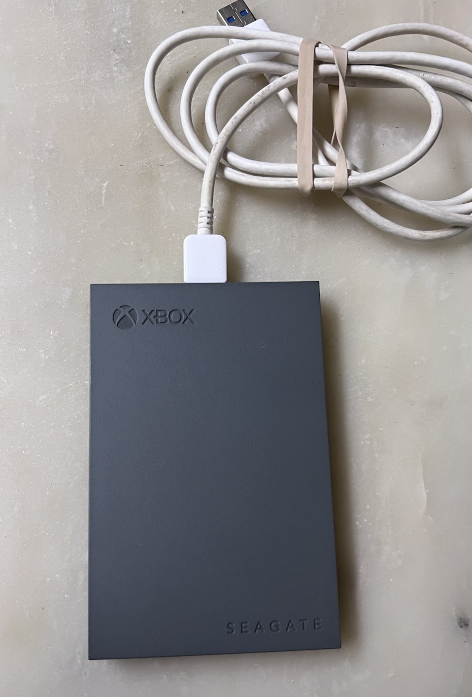 Seagate 2TB External HDD Game Drive for Xbox w/  USB Cable Gray Model SRD0LF0
