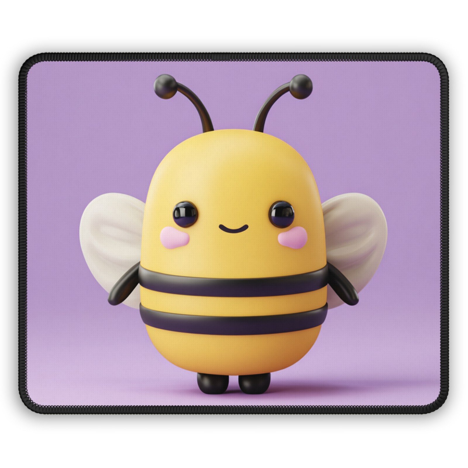 Cute Kawaii Bee Gaming Mouse Pad | Cartoon Bee Desk Mat