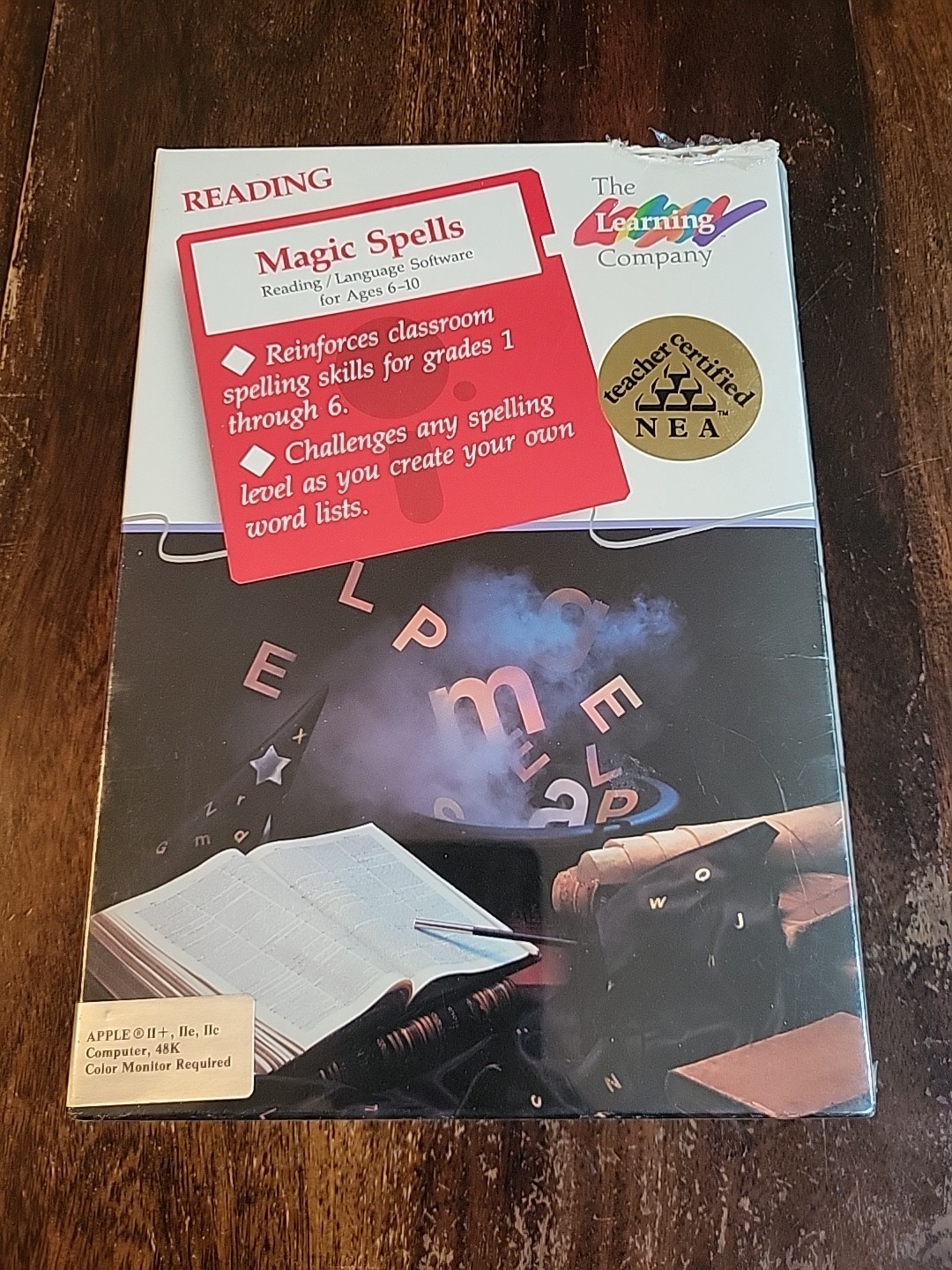 Magic Spells by The Learning Company for Apple II+  NEW & SEALED NOS