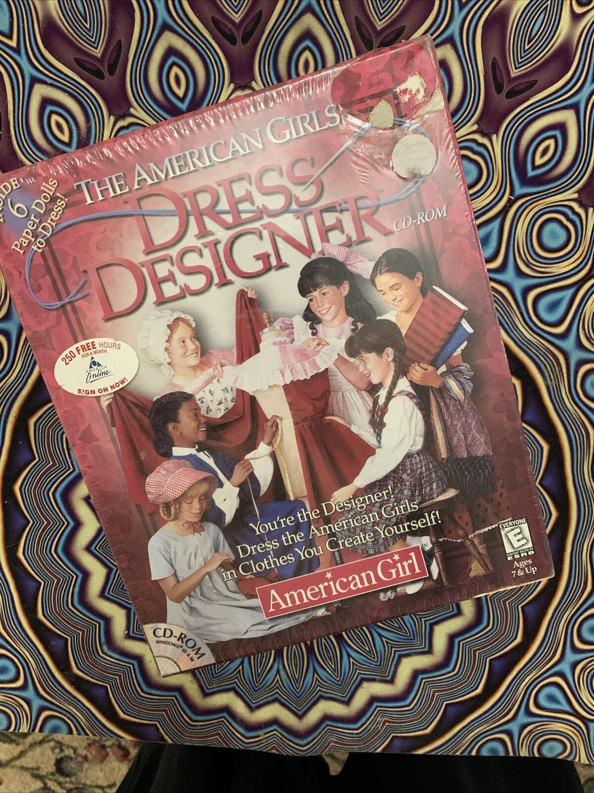Vintage American Girls Software Pleasant Paperdoll Dress Designer Sealed CD
