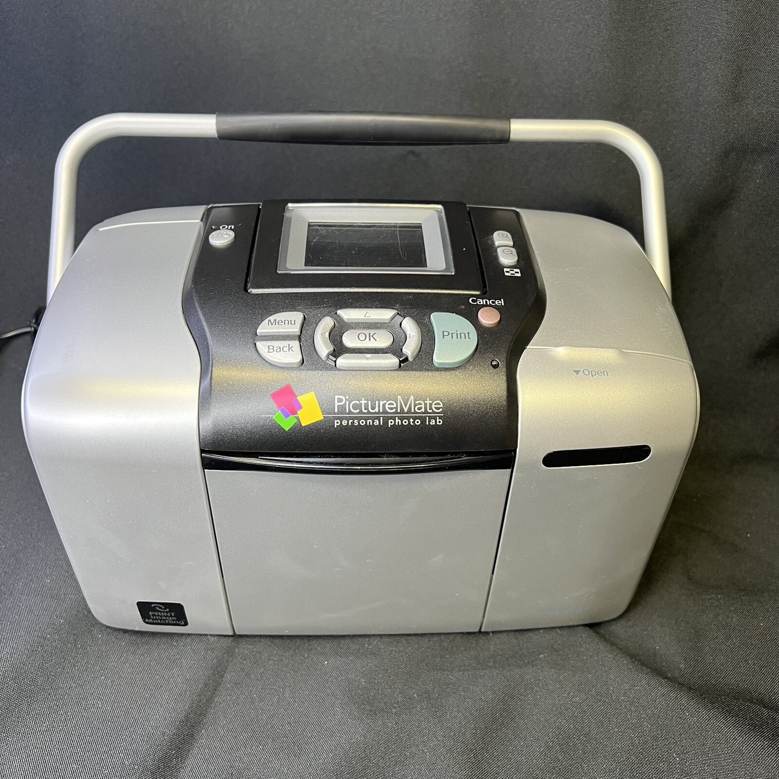 Epson PictureMate Deluxe Personal Photo Lab • View Screen • PC-Free Printer