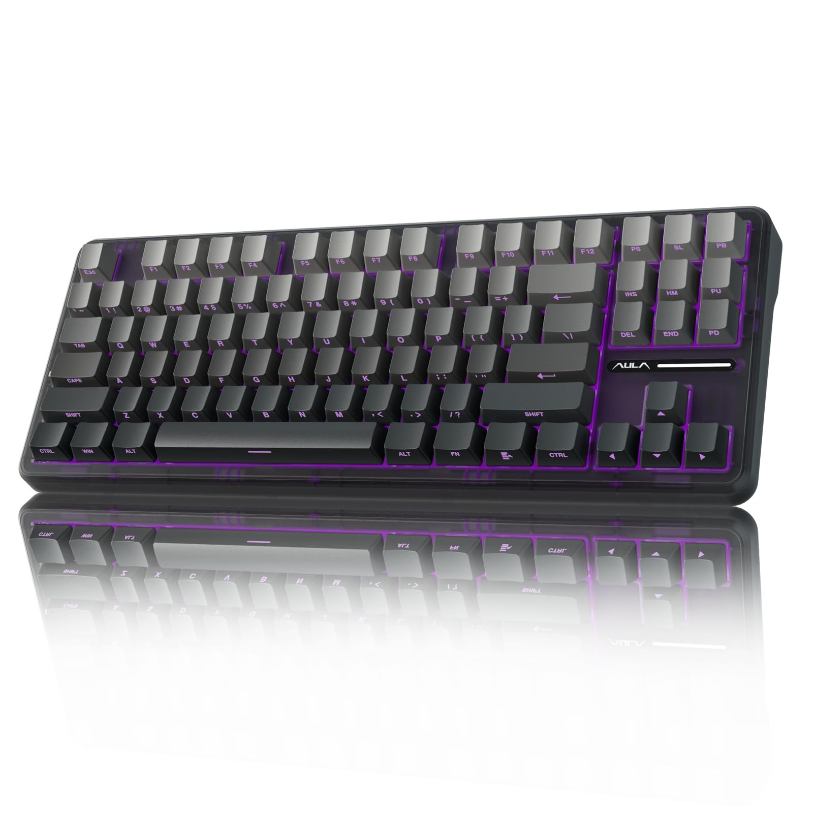 AULA F87 Pro Wireless Mechanical Keyboard 75% TKL Hot Swappable RGB Backlit