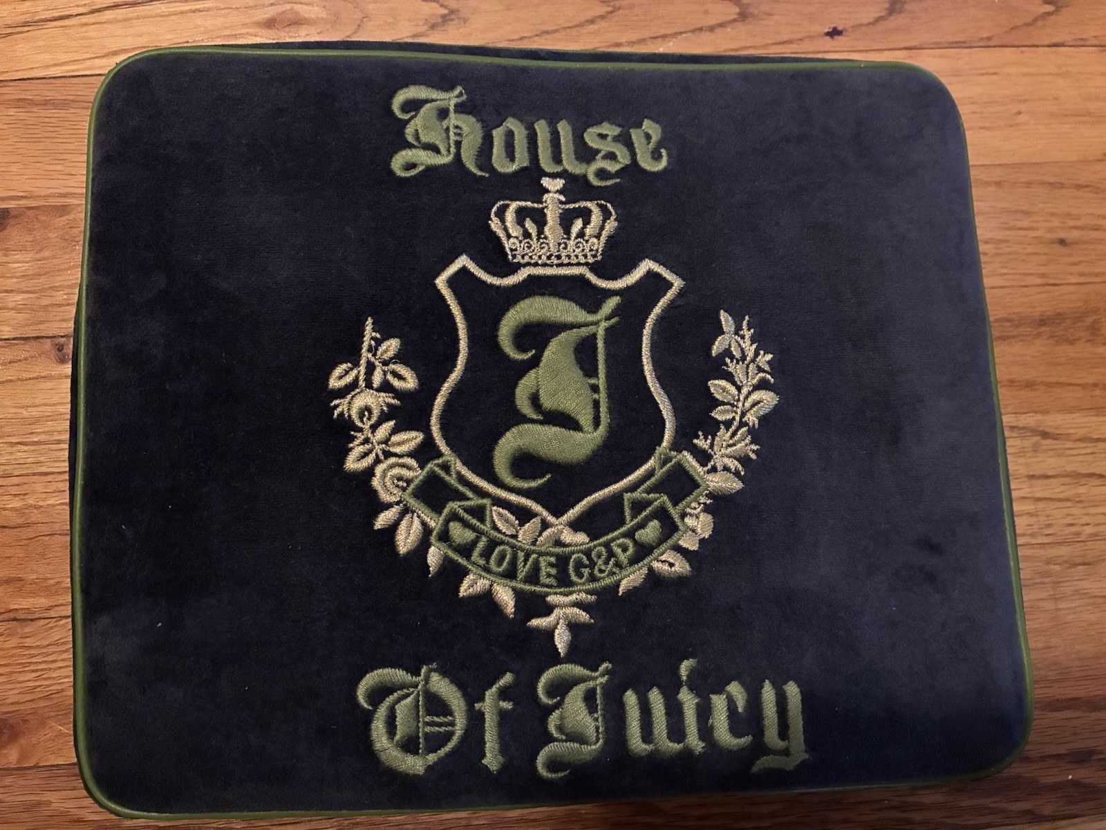 Vintage 2006 Juicy Couture House of Juicy Velour Laptop Sleeve Y2K NWT Rare