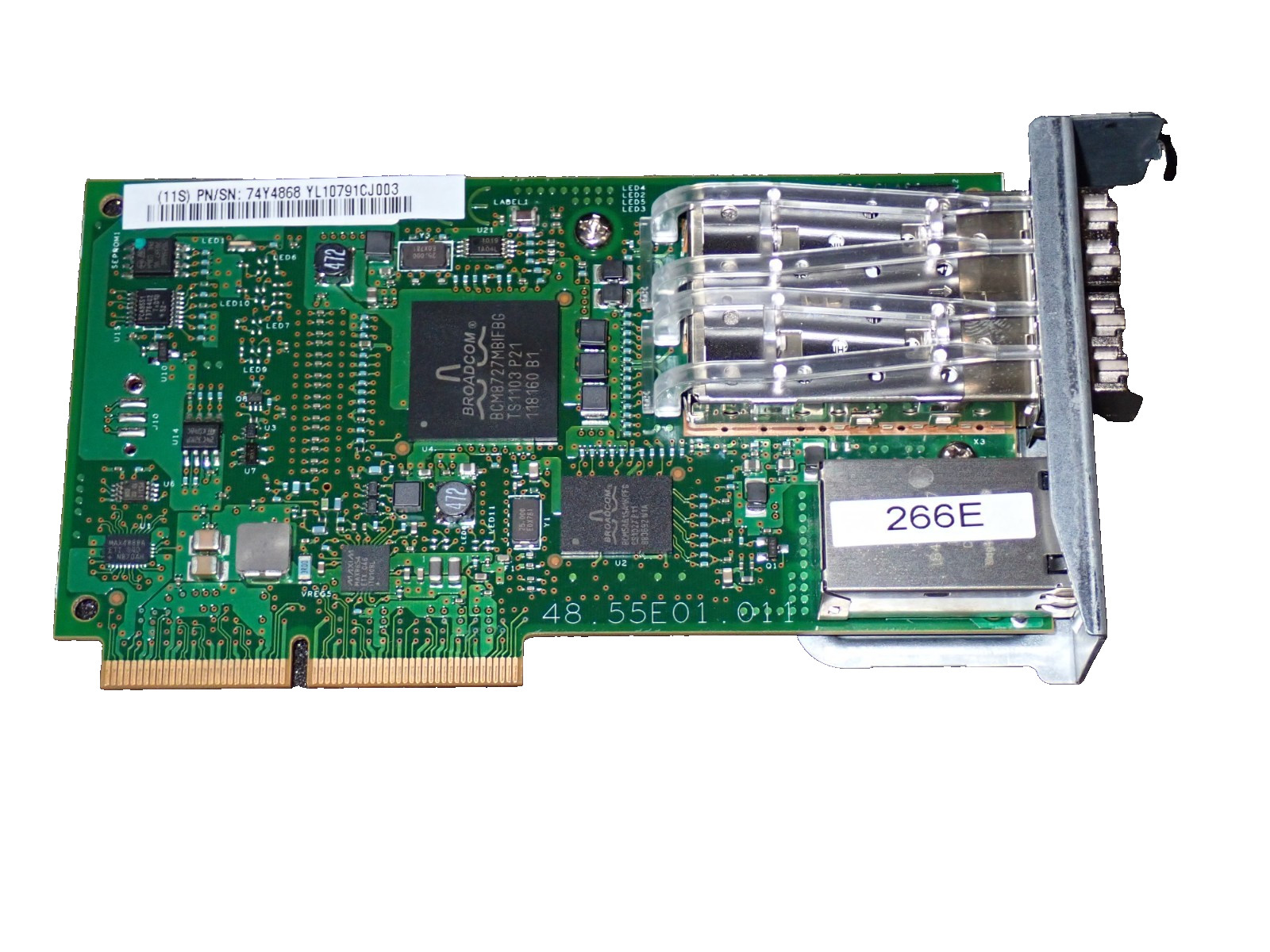 IBM 74Y4868 1825 10Gb Dual-Port Dual-Port 10 Gbps IVE/ HEA Fibre Network Adapter