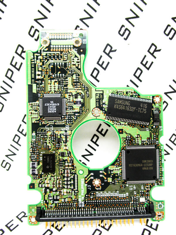 PCB - Hitachi 60GB HTS726060M9AT00 IDE 08K0939 Laptop H69557 HardDrive H69531_