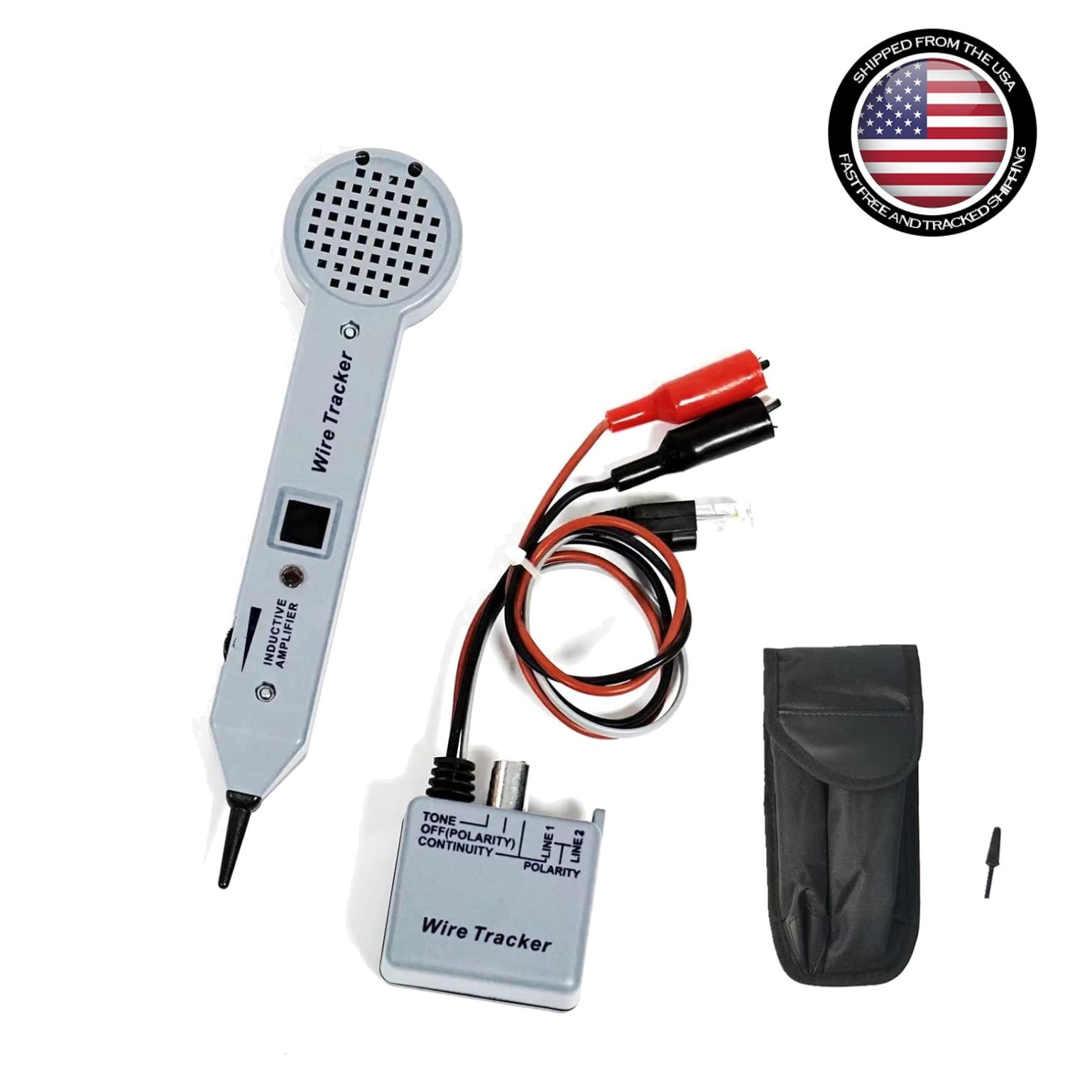 Tone Generator Kit Cable Tracer 200EP High Precision Line Finder Network Wire...