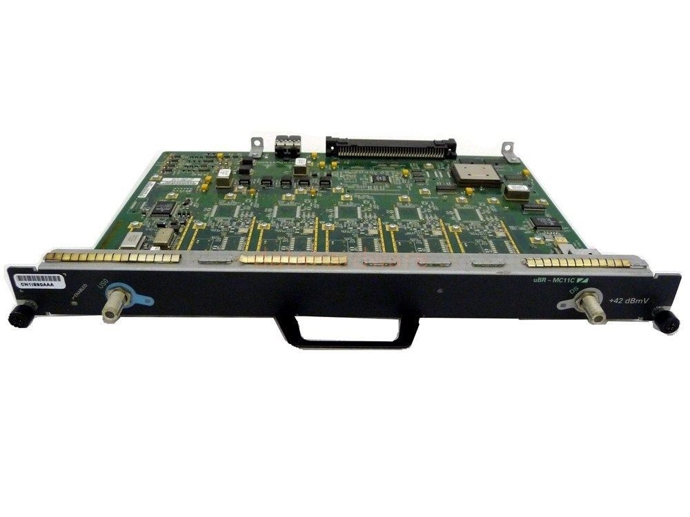CISCO UBR-MC11C 1US/1DS LINE CARD FOR CISCO UBR7200 (NON-VXR) 90 DAYS WARRANTY