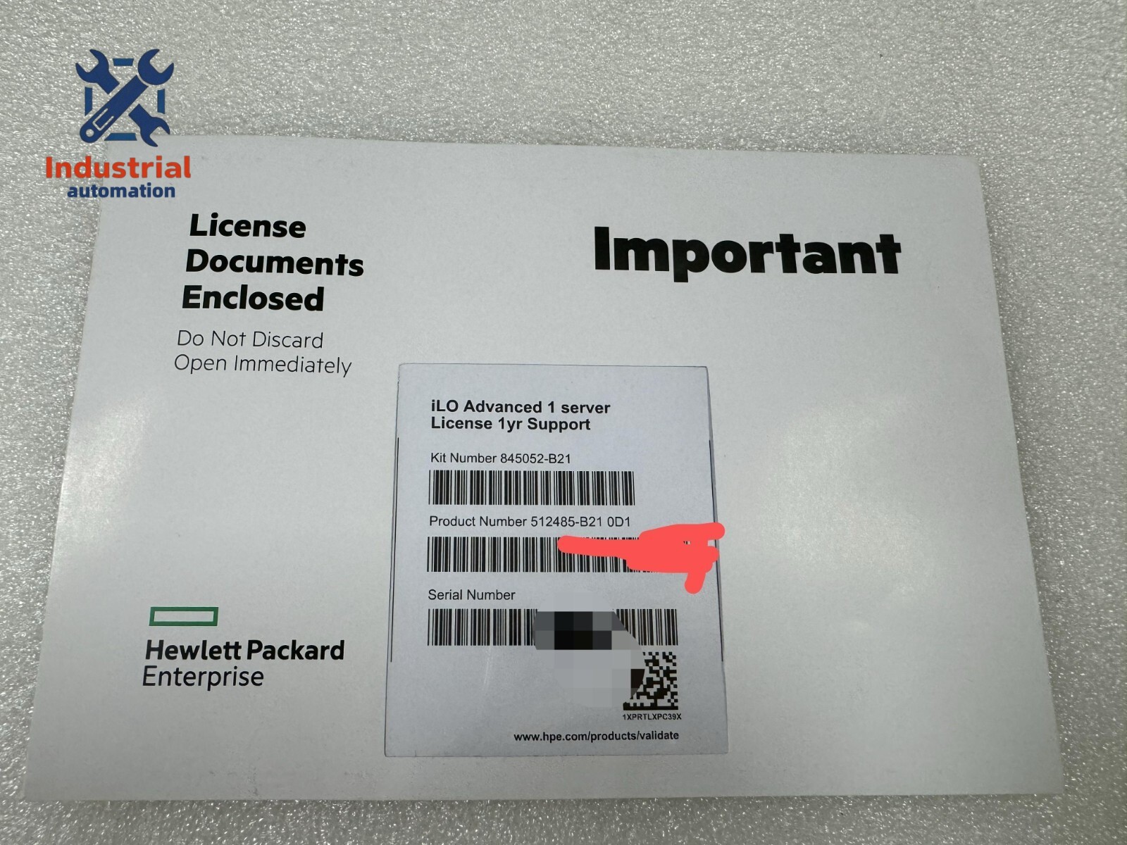 NEW HP 512485-B21 License iLO5| iLO4| iLO3| iLO2 Advanced 1 year Support