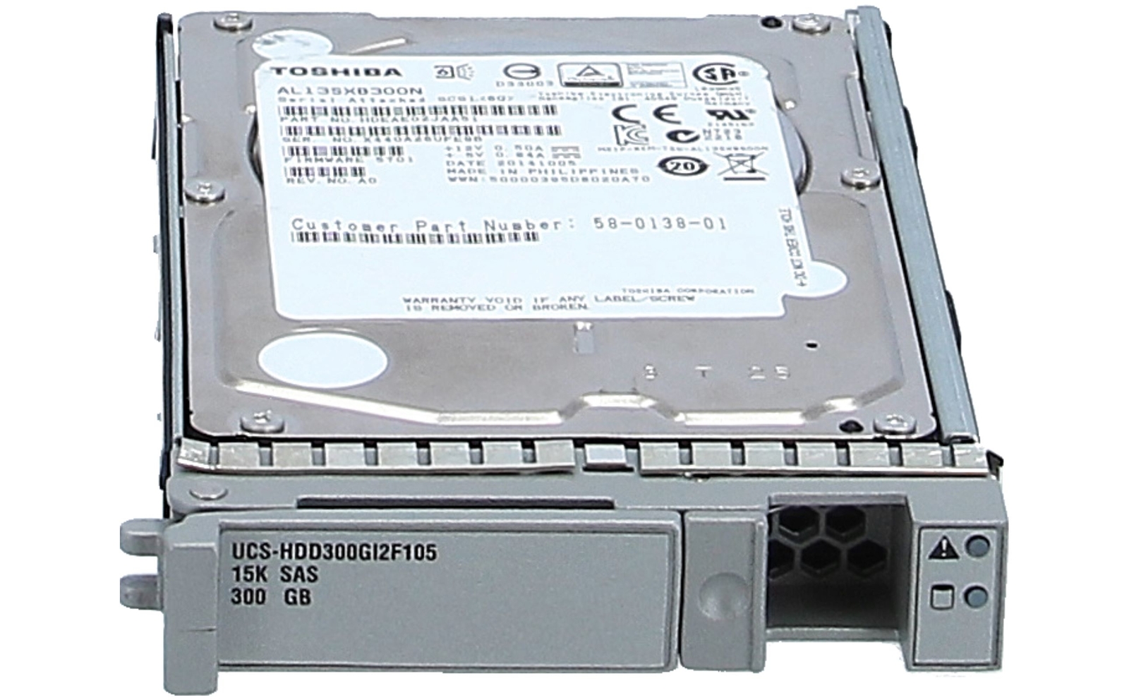 Cisco UCS-HDD300GI2F105 300GB 15K SAS 2.5" Hard Drive