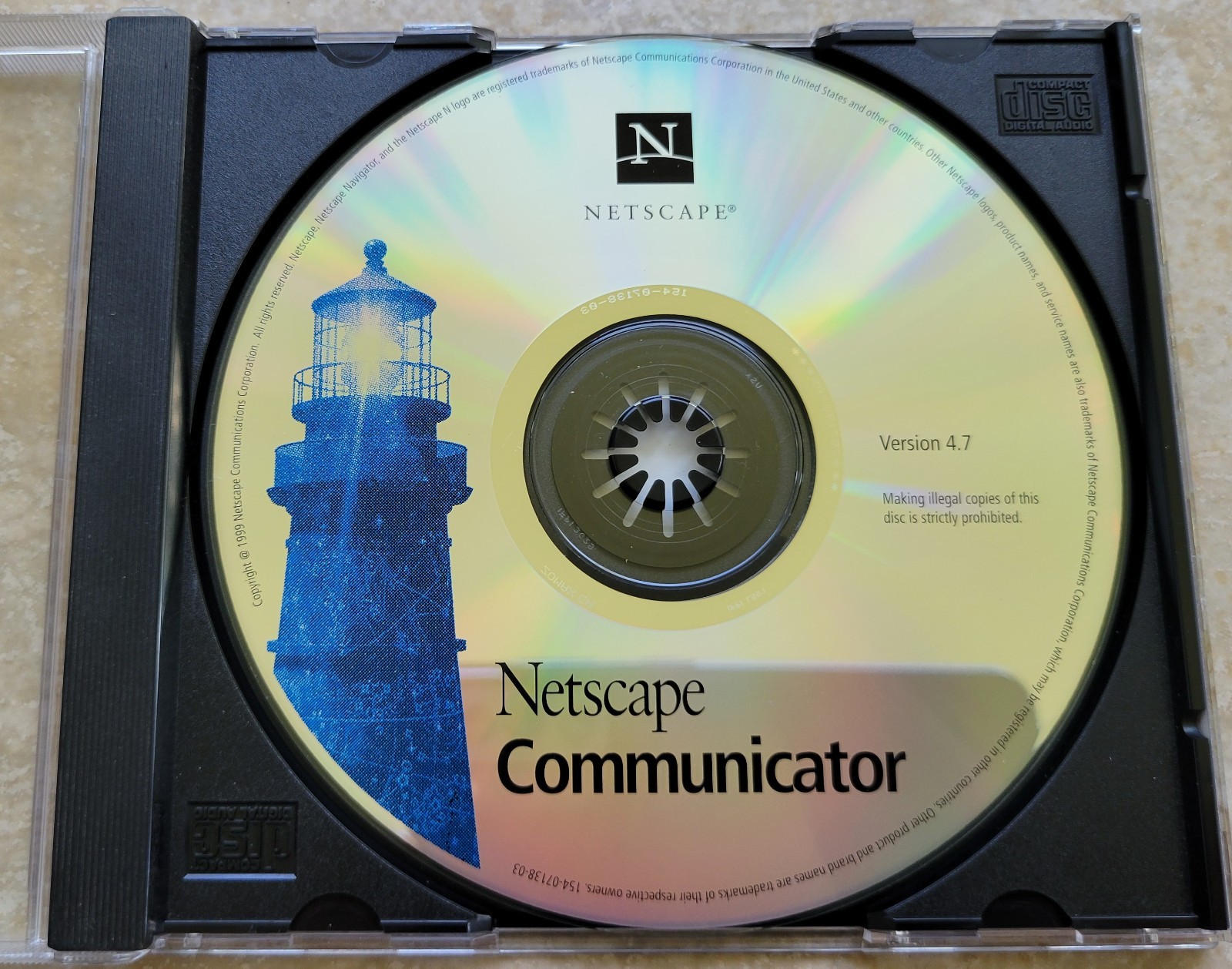 Vintage CD - Netscape Communicator, Version 4.7, 1999
