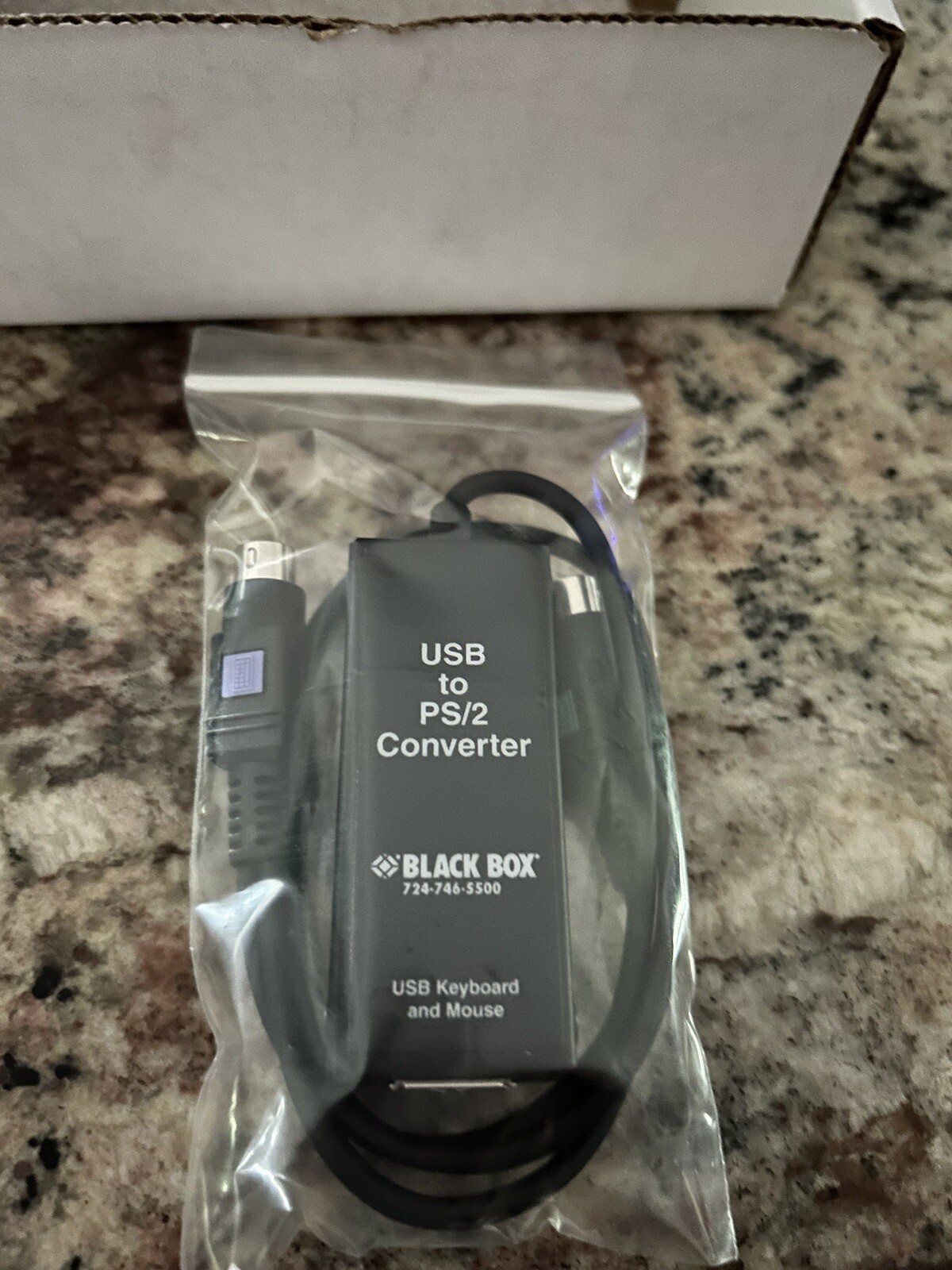 Black Box, Part #KVUS8NF, USB to PS/2  Converter