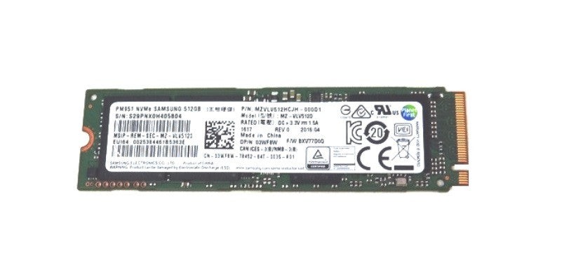 3WF8W MZ-VLV5120 DELL SSD 512GB LATITUDE E5470