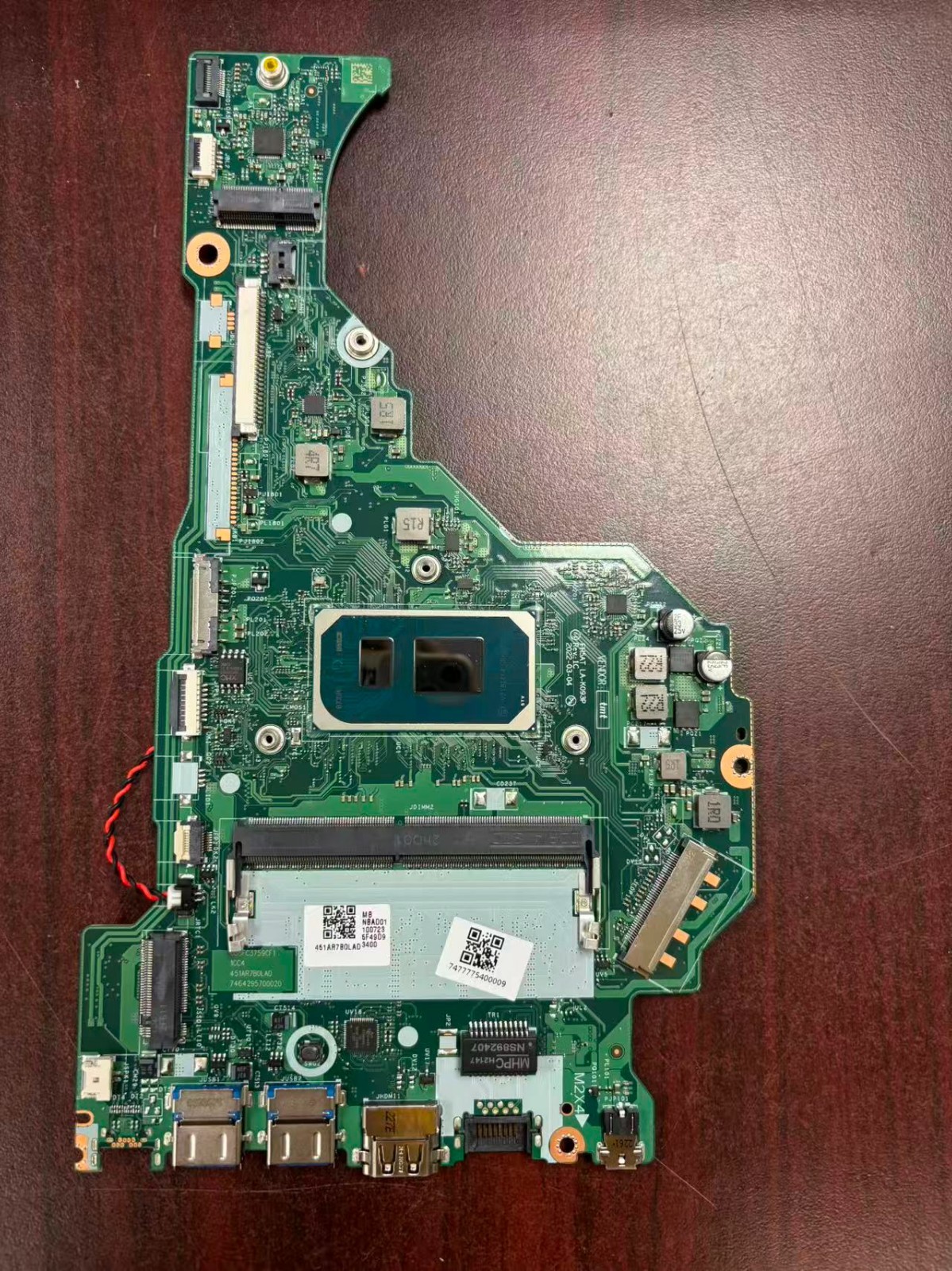 Acer Aspire 3 A317-53 Motherboard NB.AD011.007 i3-1115G4 4GB FH5AT LA-K093P