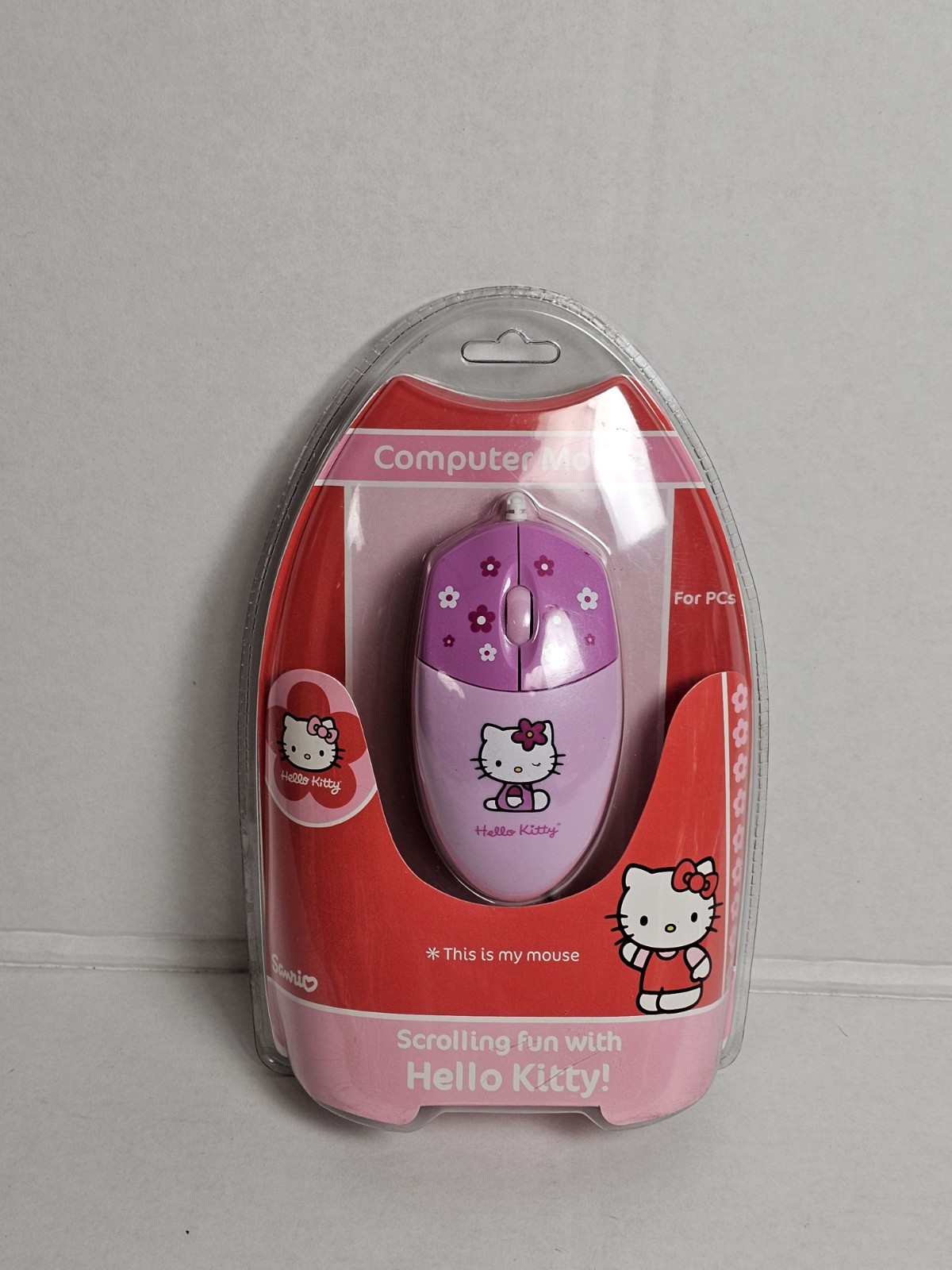 Rare New Old Stock 2002 Sanrio Hello Kitty Essential Computer Mouse