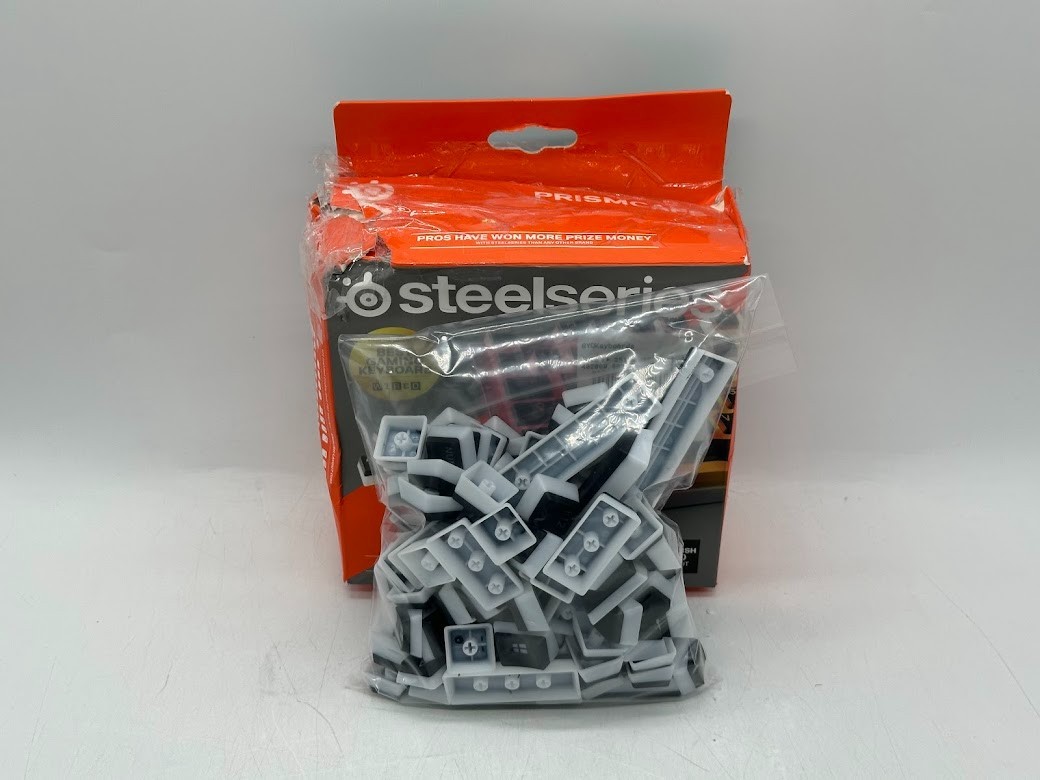 SteelSeries PRISMCAPS Black Keycaps Standard Doubleshot PBT Keycap Set