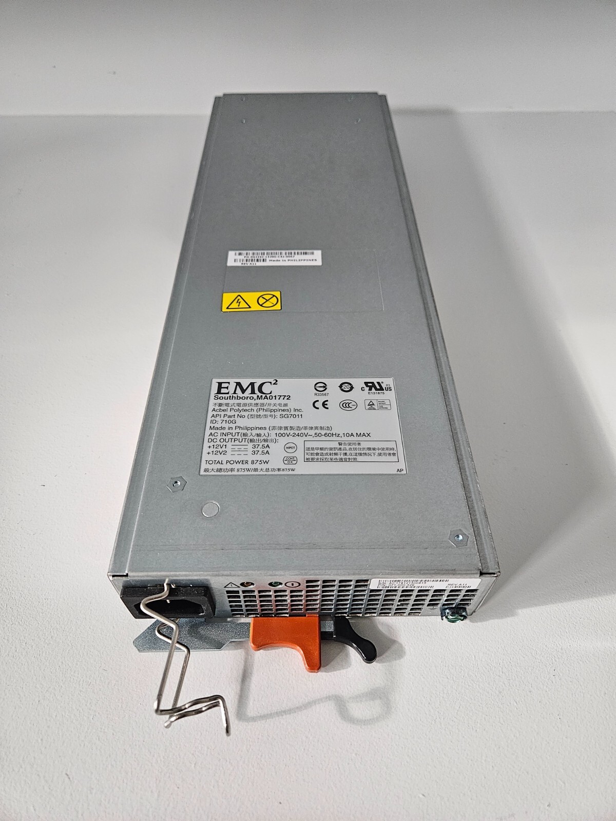 Dell EMC 071-000-529 875W GJ24J PSU Power Supply for VNX5300 VNX5500 VNXe3300