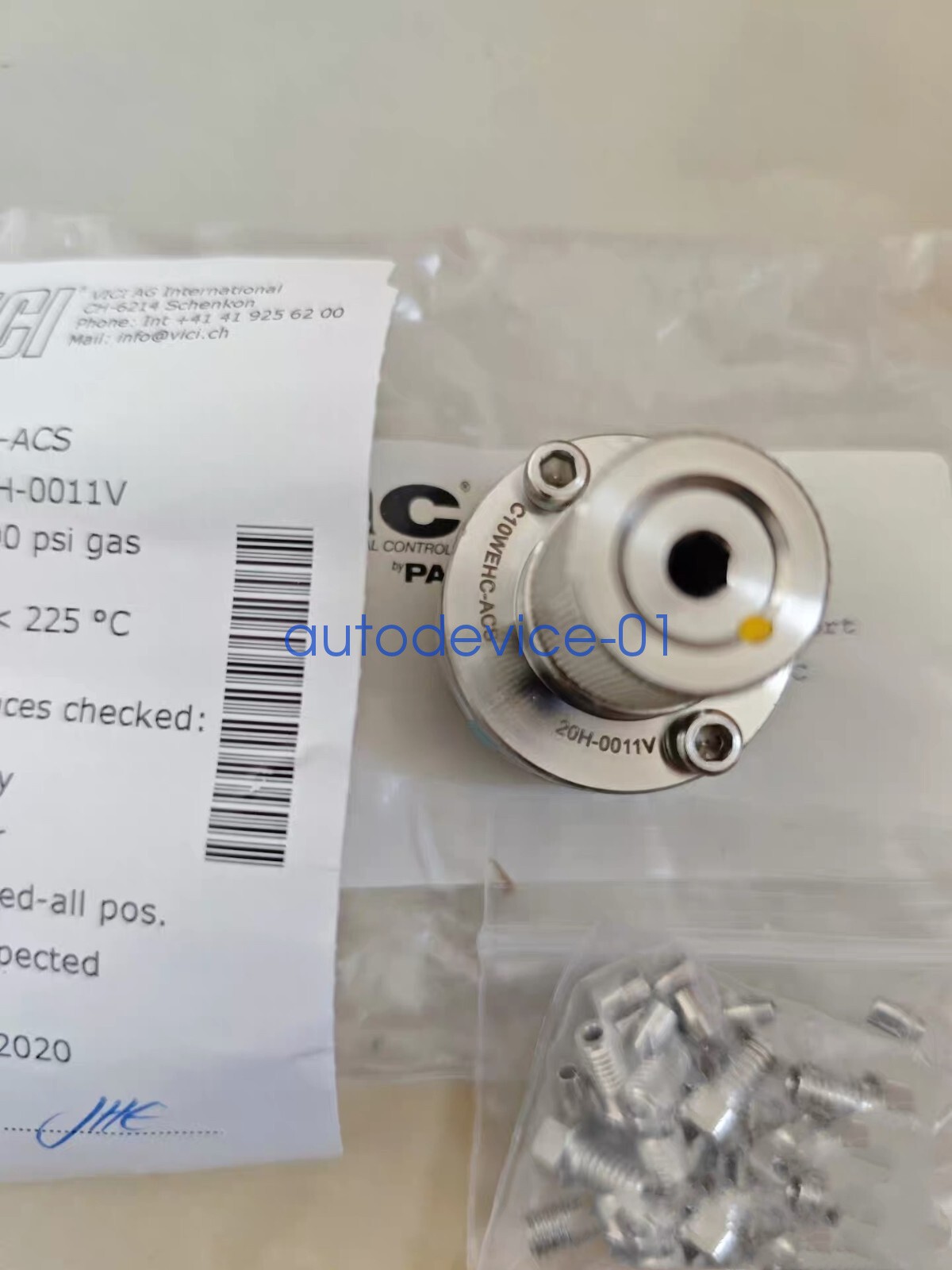 1PC  VICI 10 way valve DC10WEHC-ACS DHL/FedEx