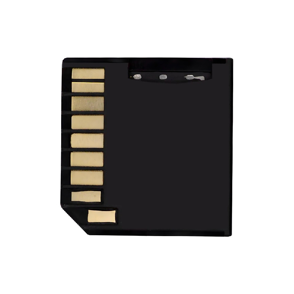 CY Low Profile Micro SD TF T-Flash Memory Card to SD Card Socket Adapter Black
