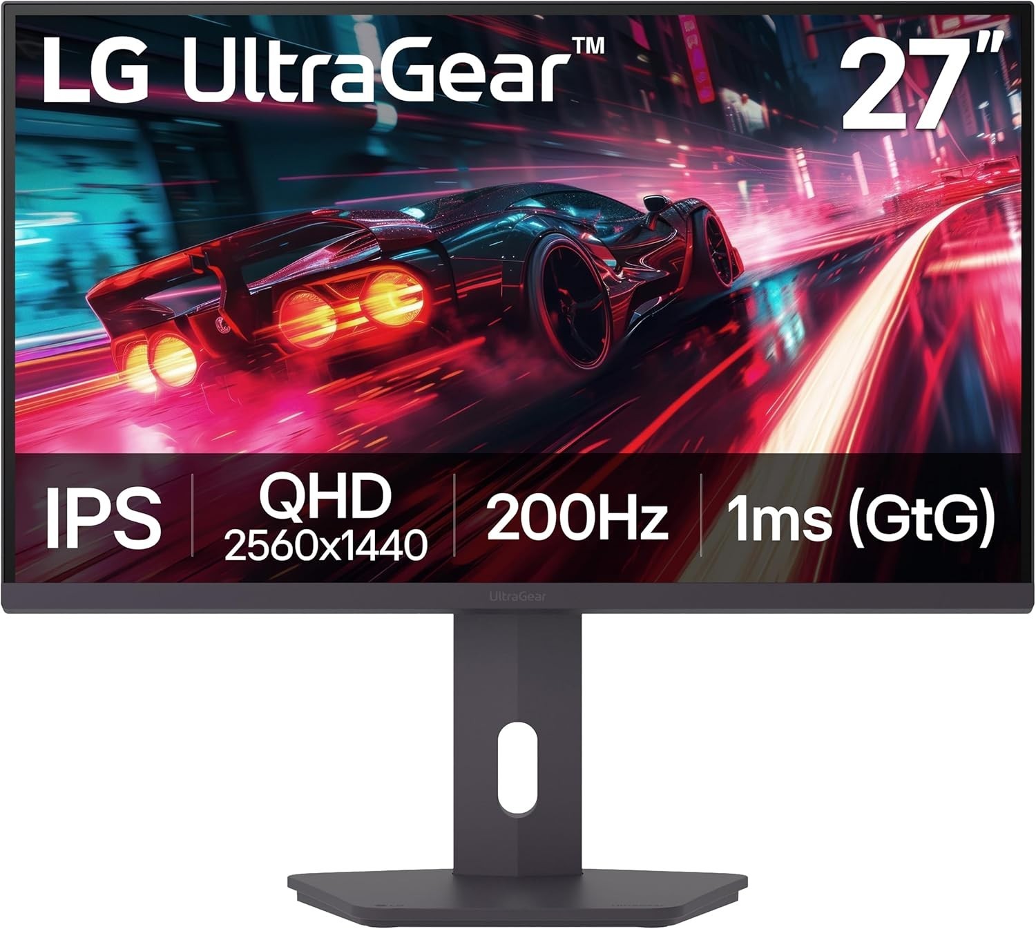 LG 27G610A-B 27-inch QHD IPS Gaming Monitor 200Hz 1ms FreeSync HDR 400