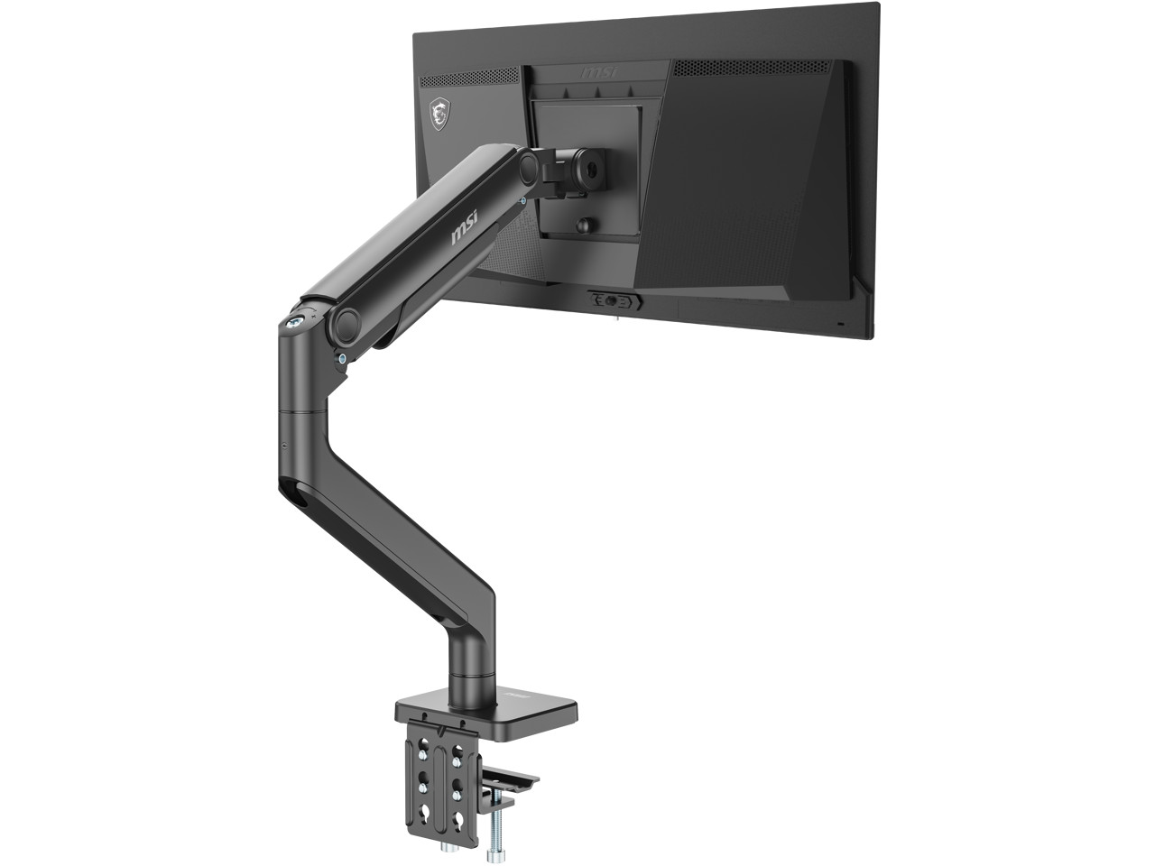 MSI MAG MT201 - Premium Heavy Duty Single Monitor Stand Arm,  Supports 17-49"