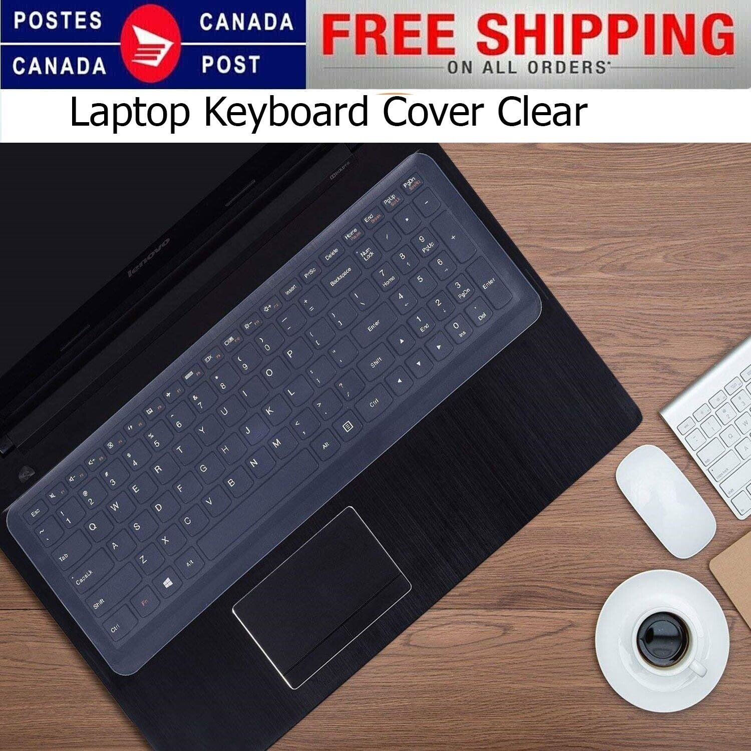 Laptop For Notebook Universal Keyboard Protector Film Silicone Skin Cover 1 Pc