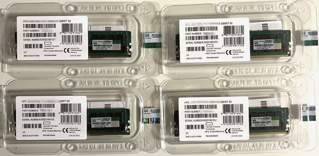 NEW P00926-B21 P03054-091 HPE 4DRx4 64GB DDR4 PC4-2933Y LRDIMM Server Memory