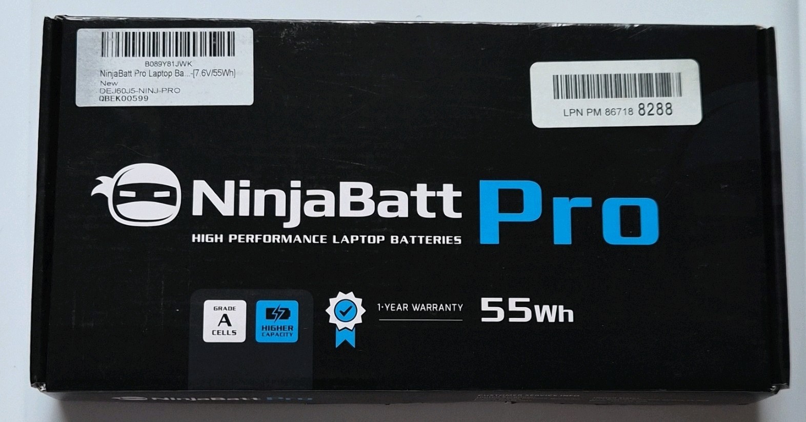 NinjaBatt Pro J60J5 Laptop Battery for Dell Latitude 55Wh 7.6V New