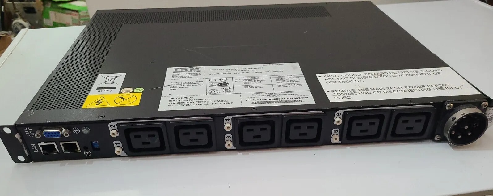 IBM Enterprise DPI Power Distribution Unit PDU 6x IEC-320 C19 - 40K9638