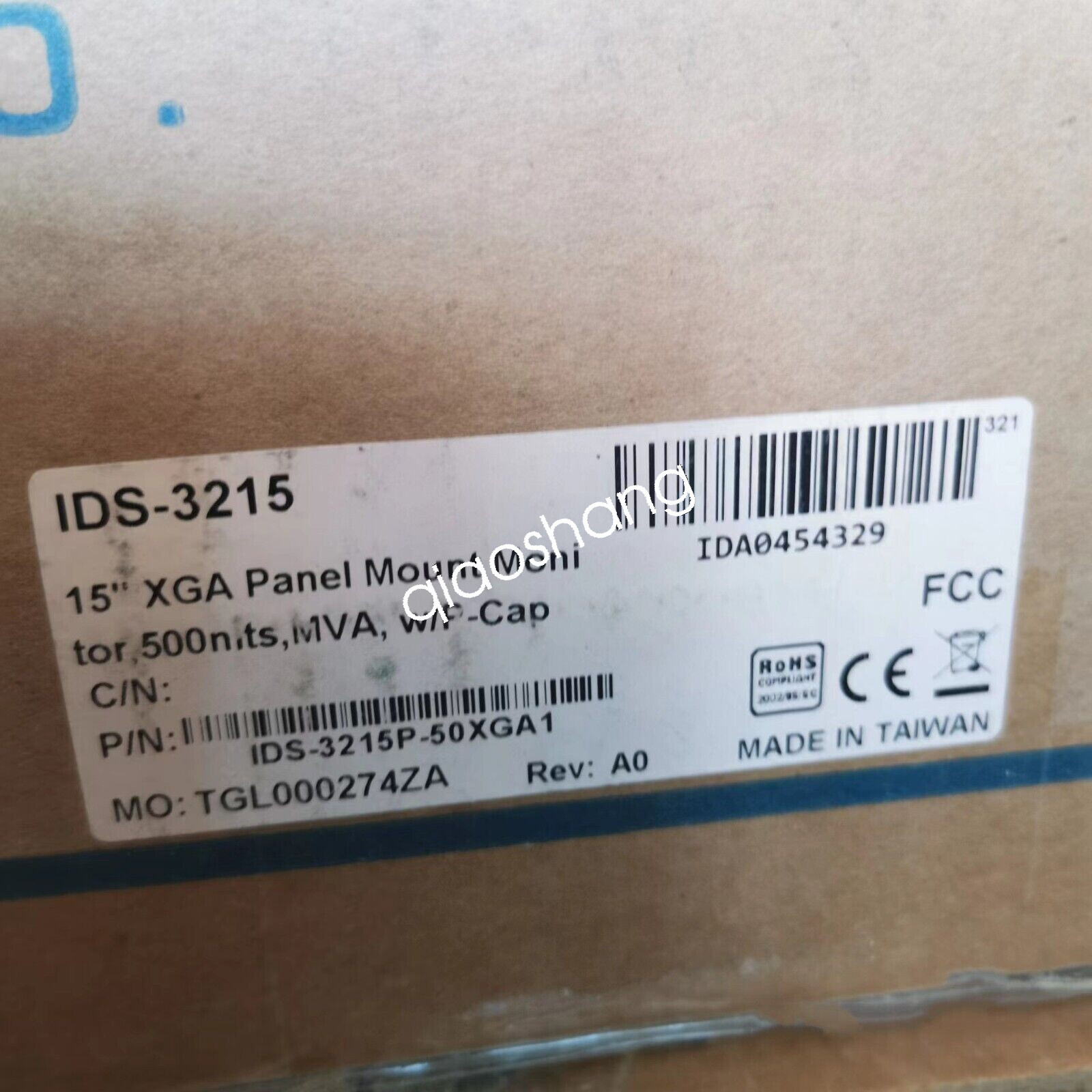 1PCS NEW IDS-3215 IDS-3215P-50XGA1 15 inch Display Screen Via FedEx or DHL
